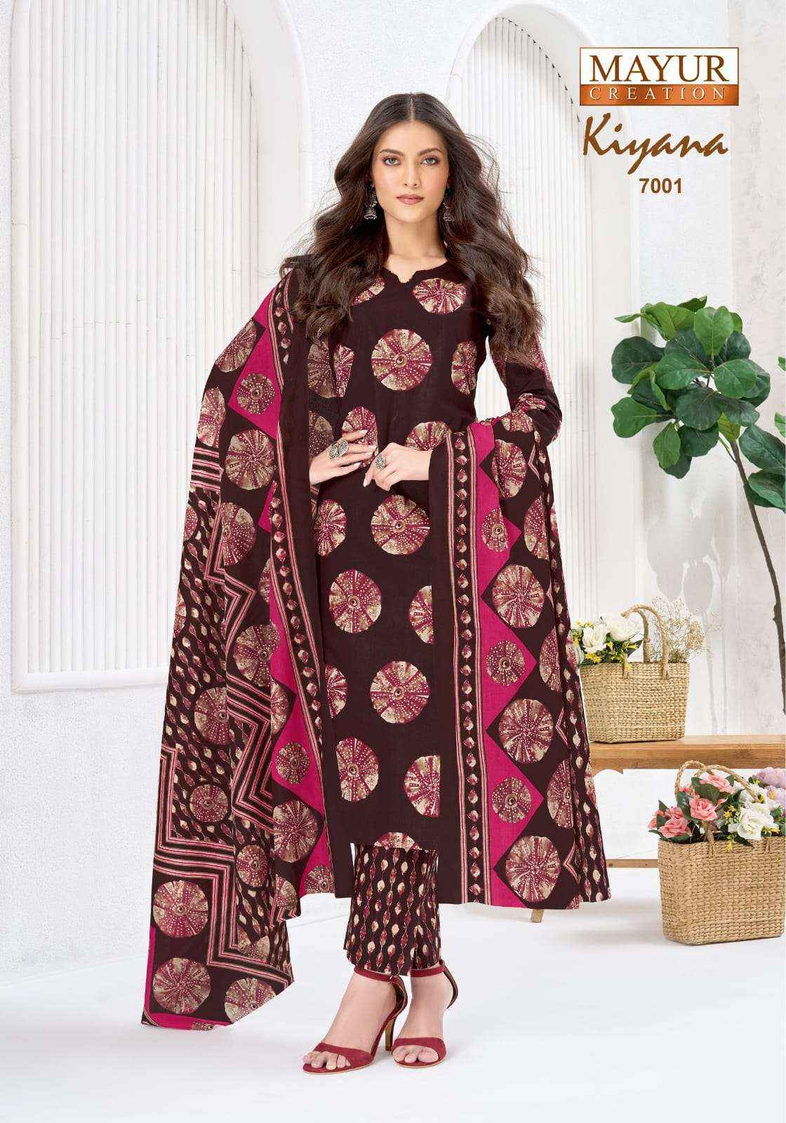Mayur Creation Kiyana Vol 7 Readymade Cotton Dress Surat Wholesale Collection ( 10 Pcs Catalog )