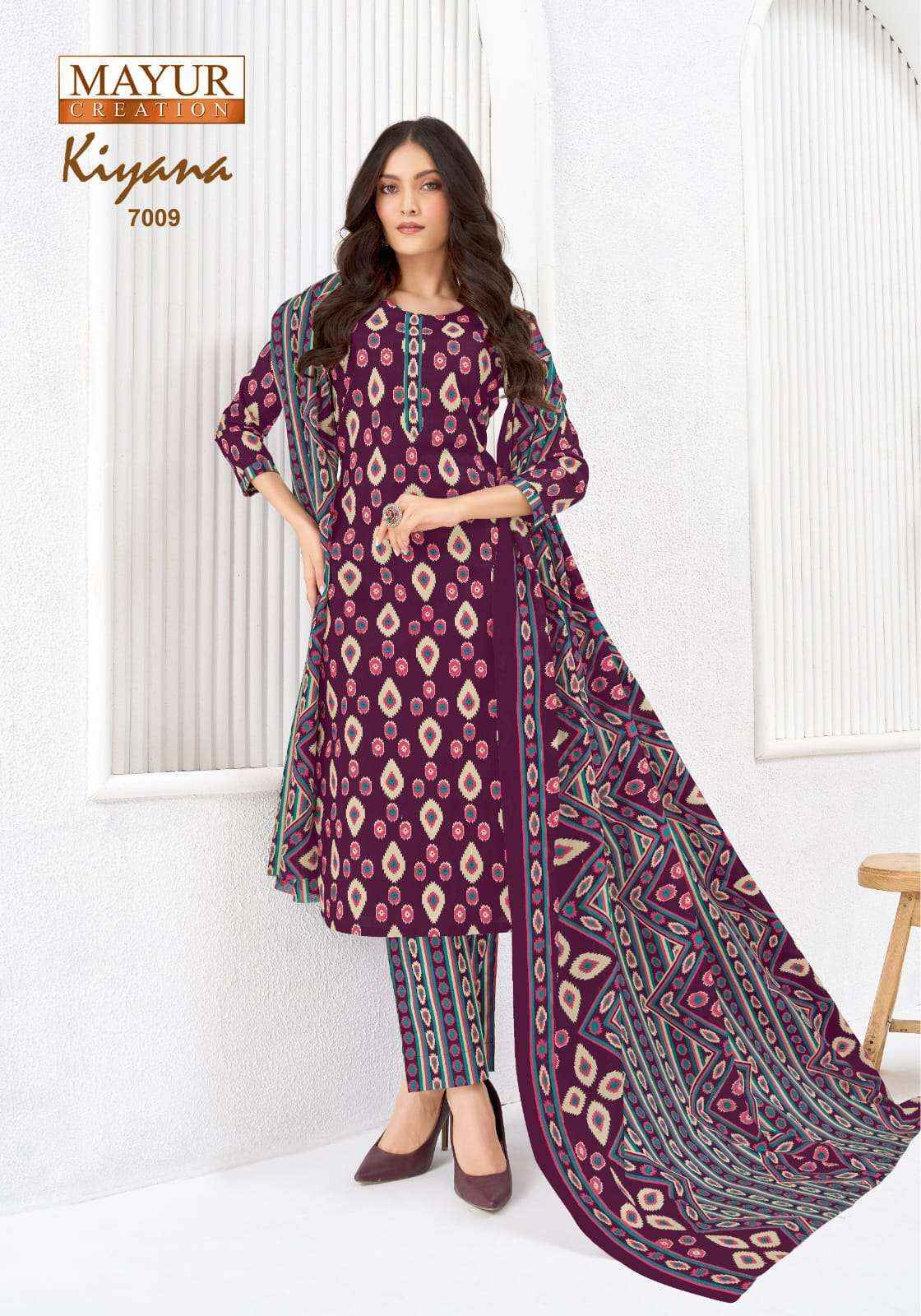 Mayur Creation Kiyana Vol 7 Readymade Cotton Dress Surat Wholesale Collection ( 10 Pcs Catalog )