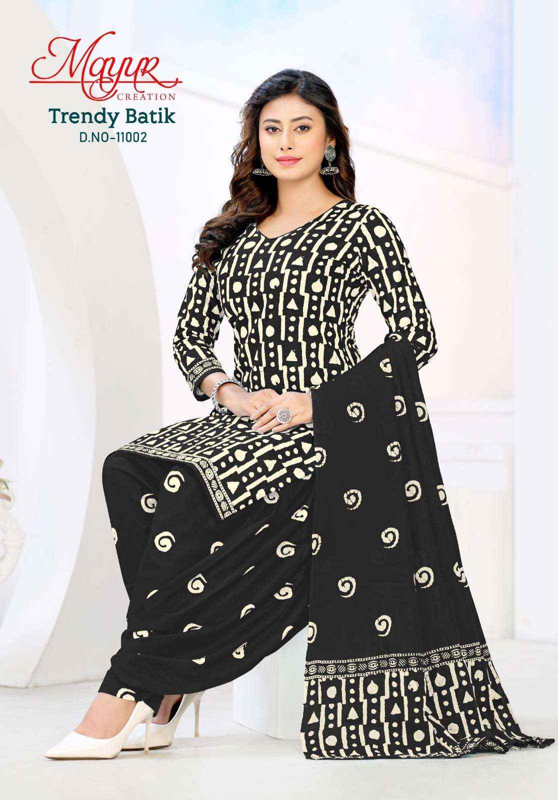 Mayur Trendy Batik Vol 11 Pure Cotton Ladies Suit Catalog Suppliers