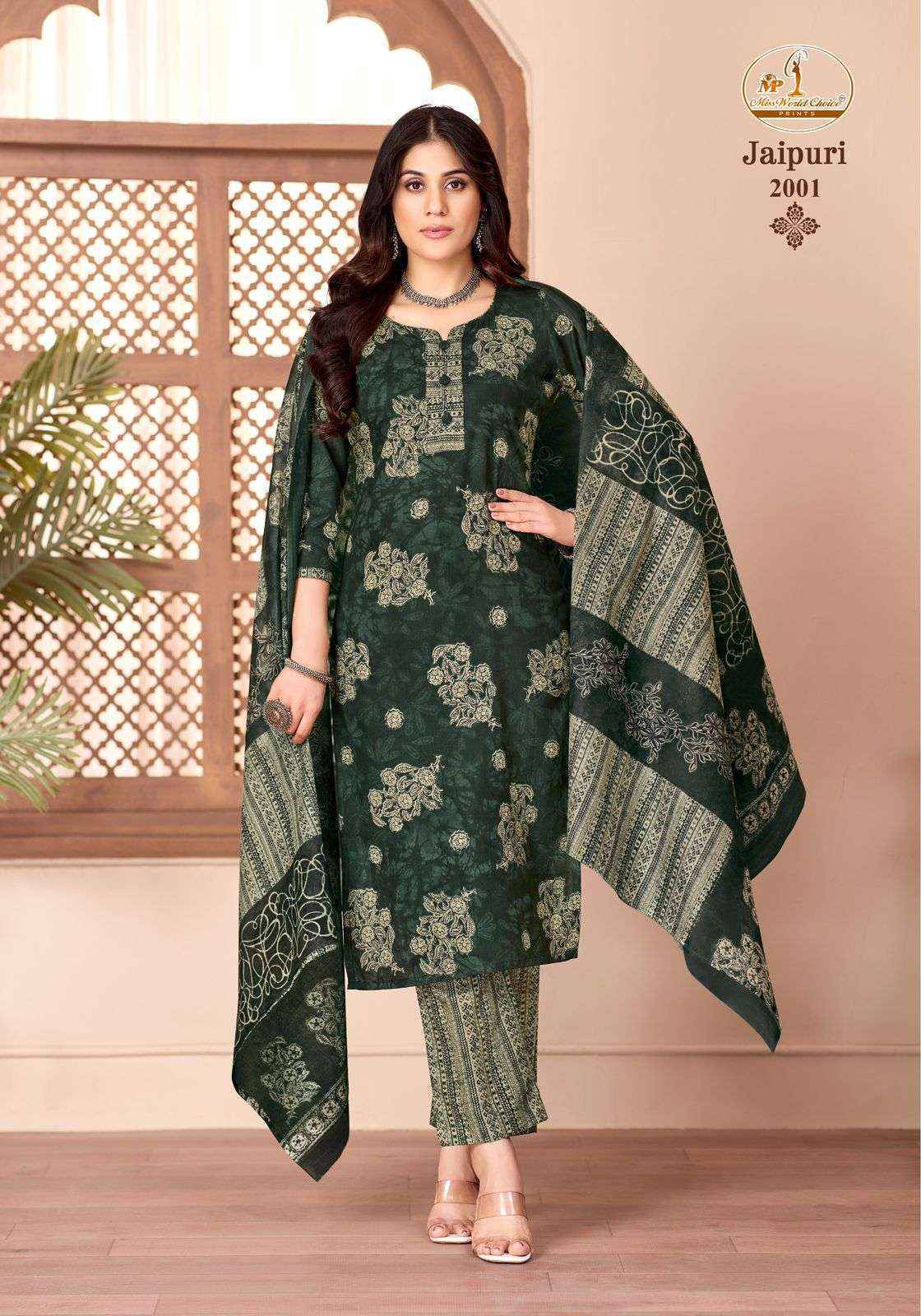 Miss World Choice Jaipuri Vol 2 Readymade Cotton Dress _ Wholesale Surat ( 10 Pcs Catalog )