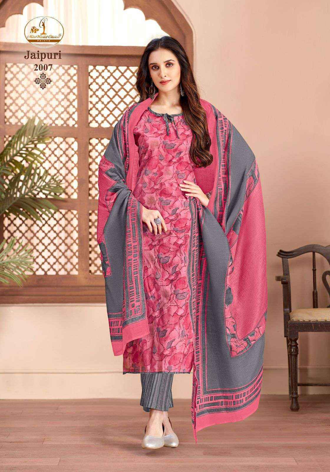 Miss World Choice Jaipuri Vol 2 Readymade Cotton Dress _ Wholesale Surat ( 10 Pcs Catalog )
