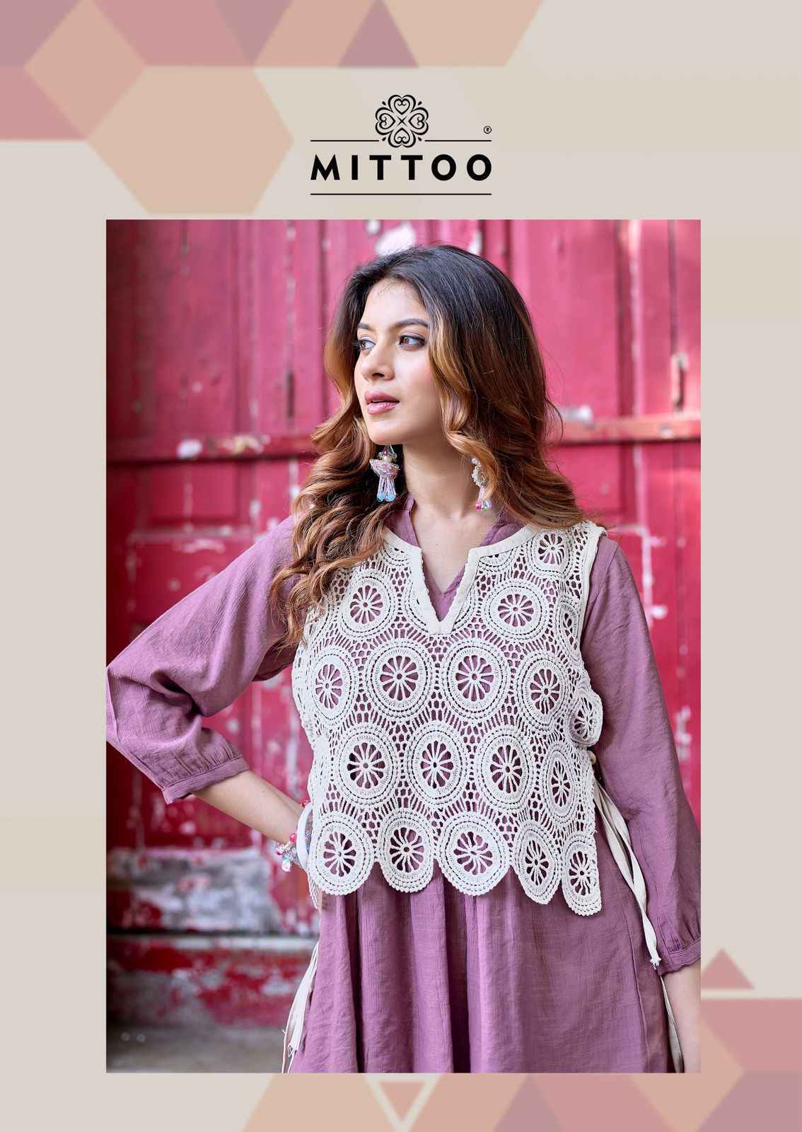 Mittoo Beauty Line Viscose Kurti Combo _ Wholesale Kapda Bazaar ( 4 Pcs Catalog )