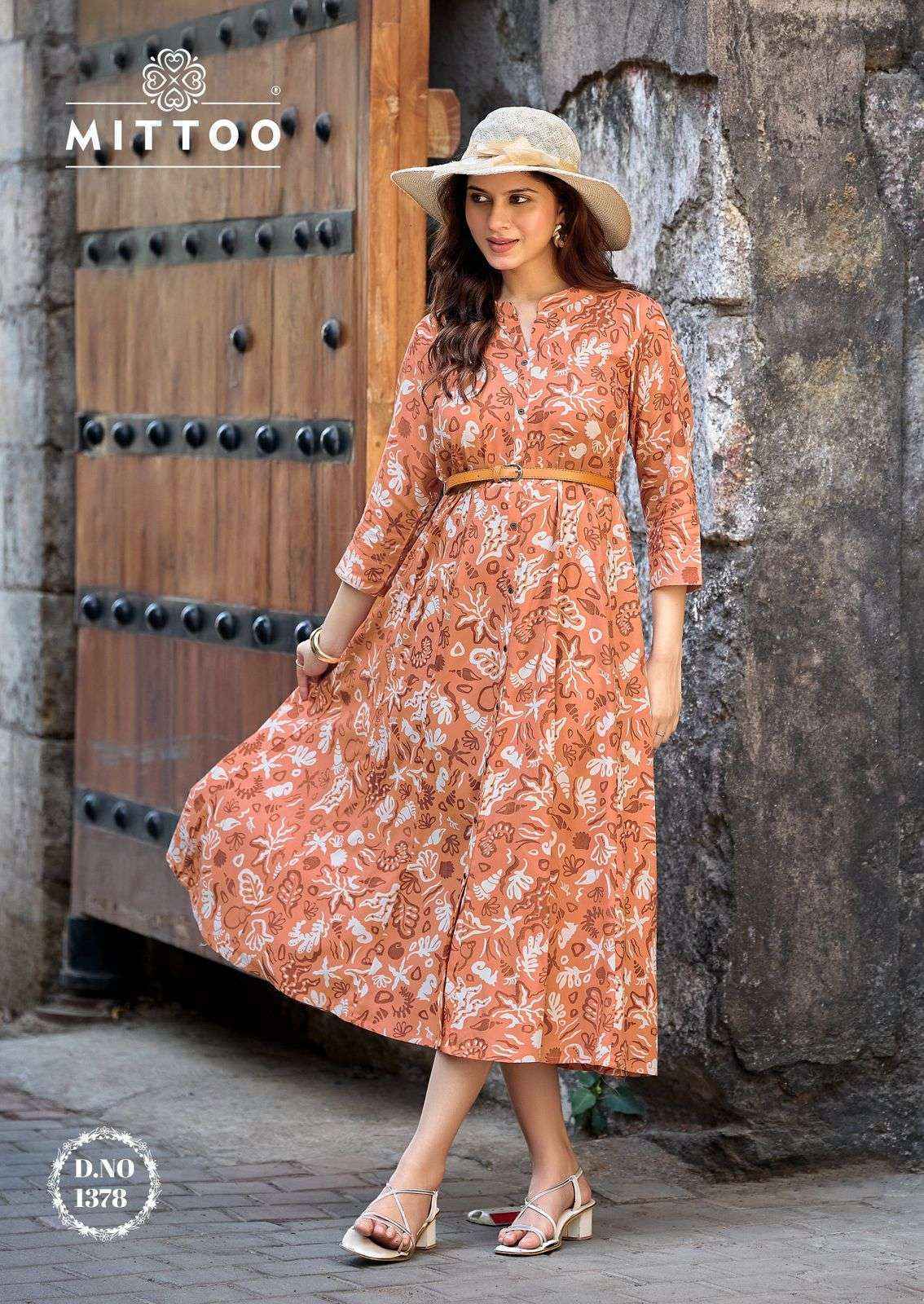 Mittoo Belt Vol 26 Rayon Kurti Surat Wholesale Collection ( 6 Pcs Catalog )
