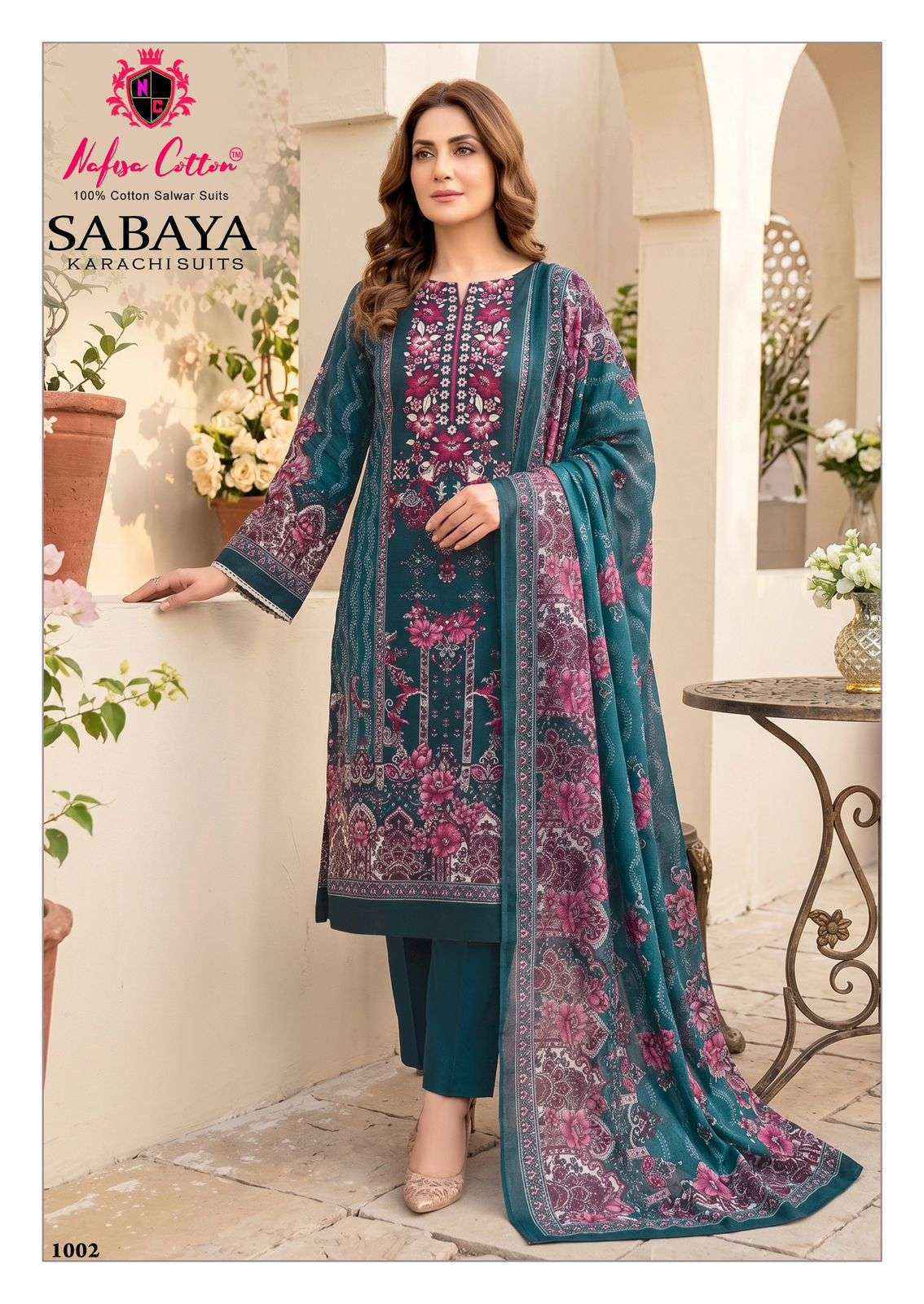 Nafisa Cotton Sabaya Cotton Dress Material _ Wholesale Surat ( 6 Pcs Catalog )