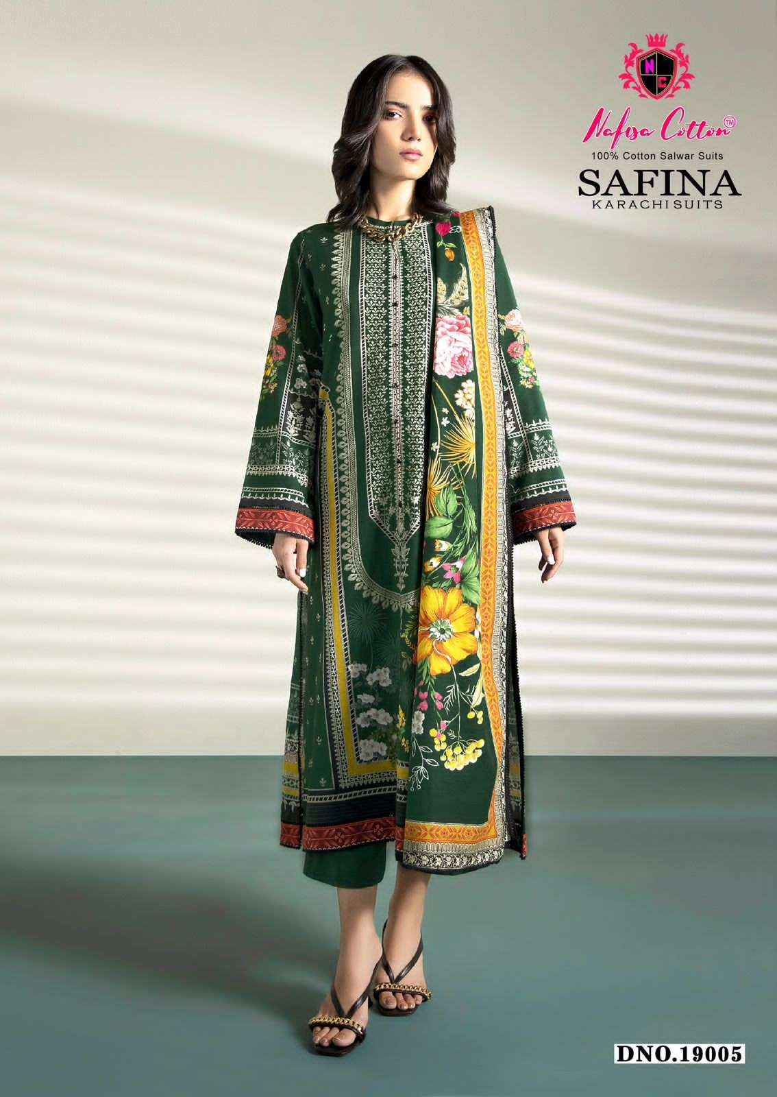 Nafisa Cotton Safina Vol 19 Karachi Cotton Suit New Catalogue ( 6 Pcs Catalogue )