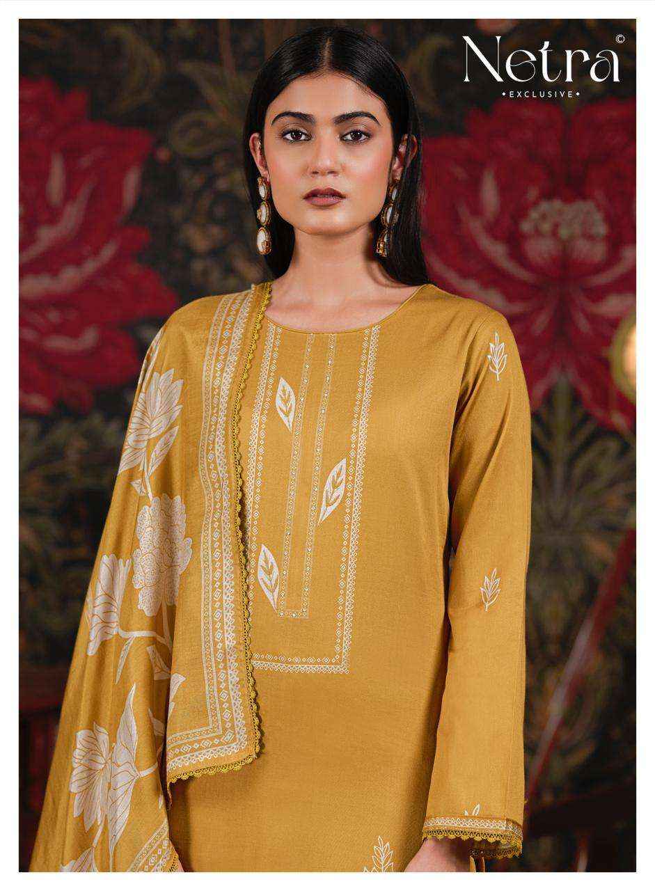 Netra Aanchal Digital Printed Pure Cotton Suit Wholesale Surat Rate ( 6 Pcs Catalog )