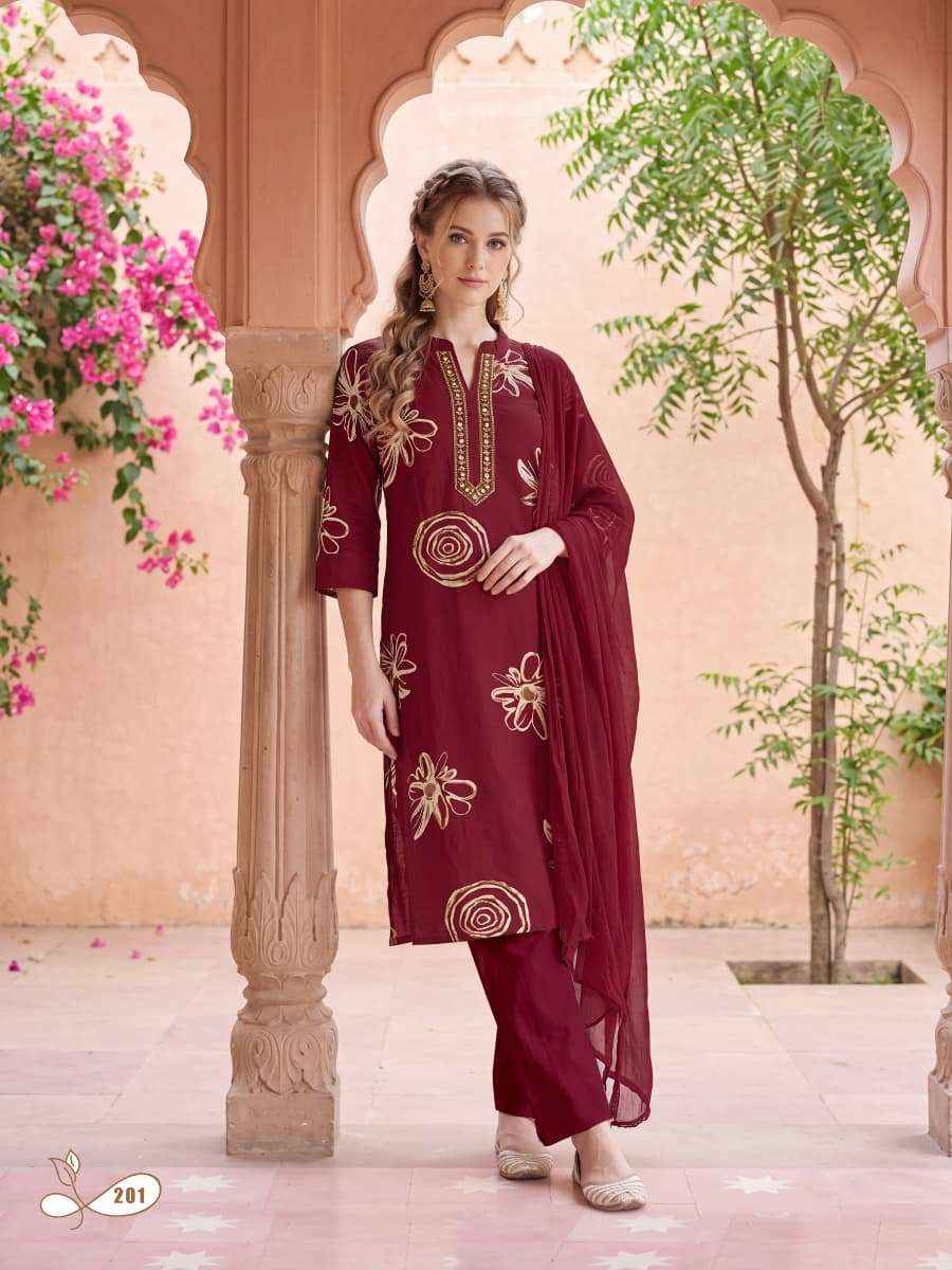 Ossm Mahima Vol 2 Readymade Fancy 3 Piece Set _ Wholesale Surat Collection ( 6 Pcs catalog )