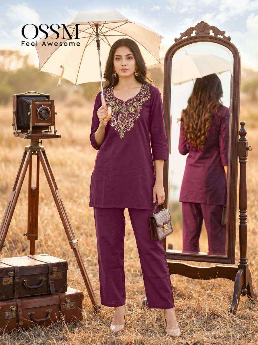 Ossm Sara Vol 2 Premium Wear Cotton Cord Set _ Wholesale Surat Rate ( 6 Pcs Catalog )