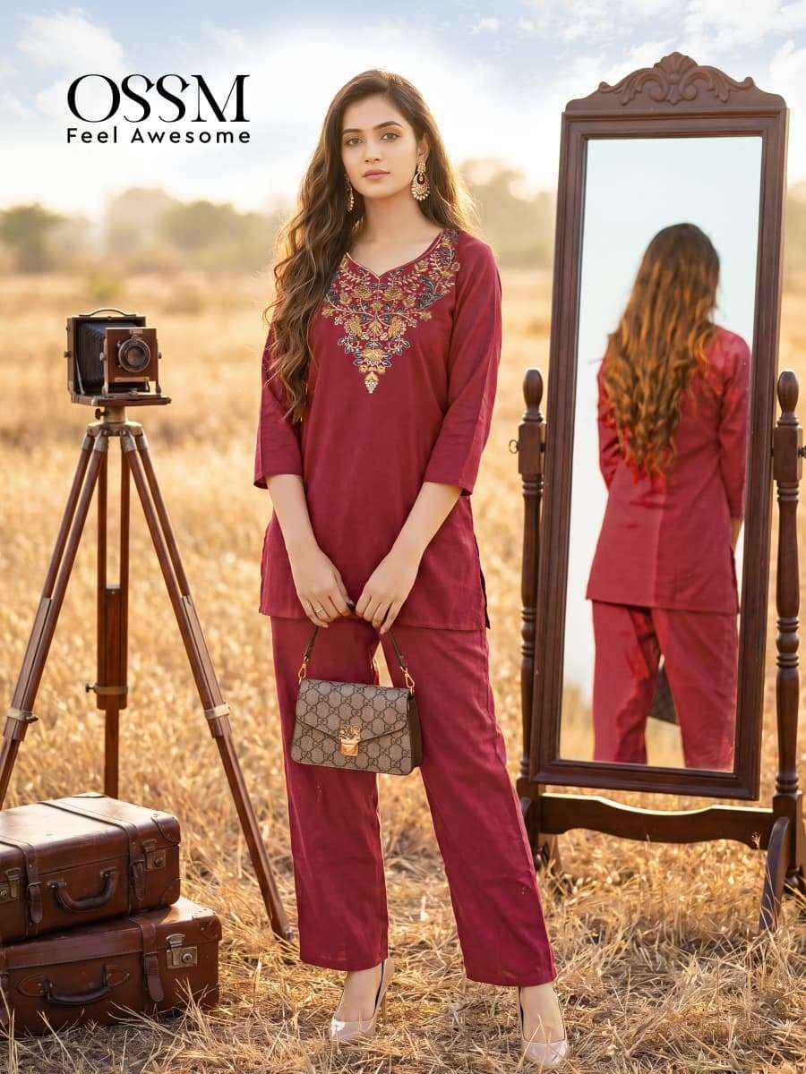Ossm Sara Vol 2 Premium Wear Cotton Cord Set _ Wholesale Surat Rate ( 6 Pcs Catalog )