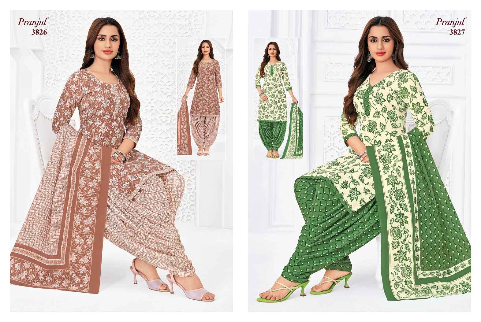 Pranjul Dress Material New Catalogue ( 12 Pcs Catalogue )