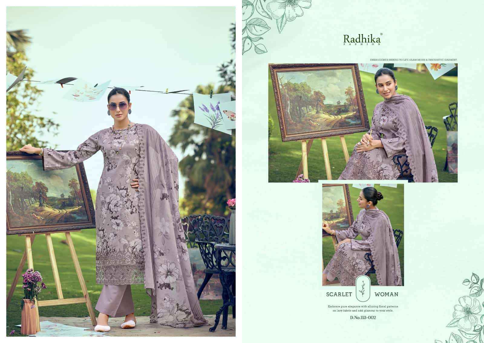 Radhika Azara Aliya Designer Printed Pure Lawn Suit _Wholesale Online Dealer ( 6 Pcs catalog )