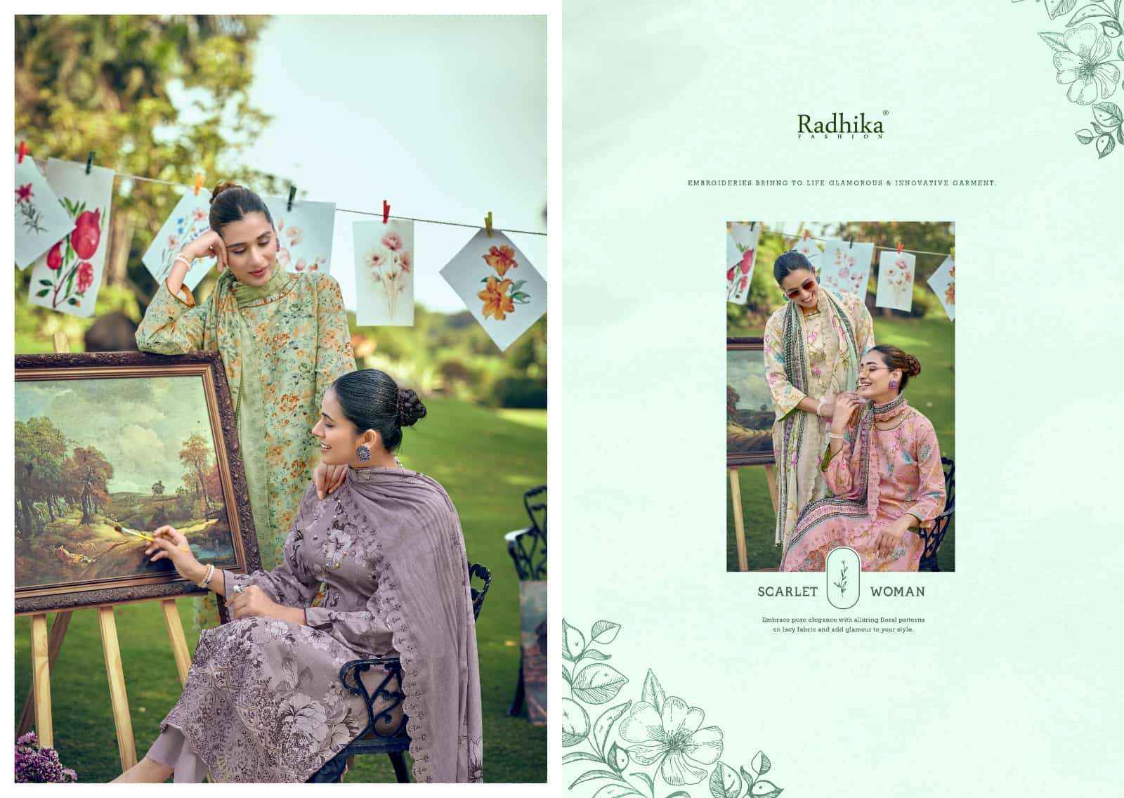 Radhika Azara Aliya Designer Printed Pure Lawn Suit _Wholesale Online Dealer ( 6 Pcs catalog )
