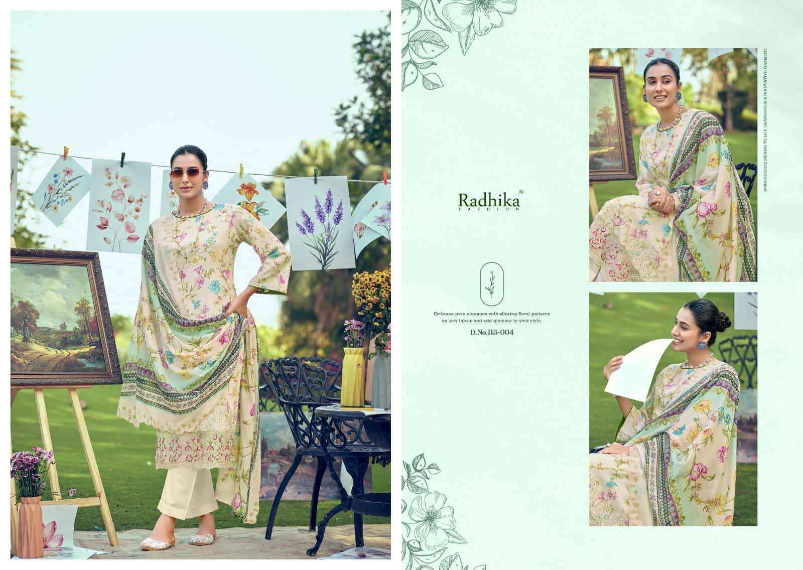 Radhika Azara Aliya Designer Printed Pure Lawn Suit _Wholesale Online Dealer ( 6 Pcs catalog )