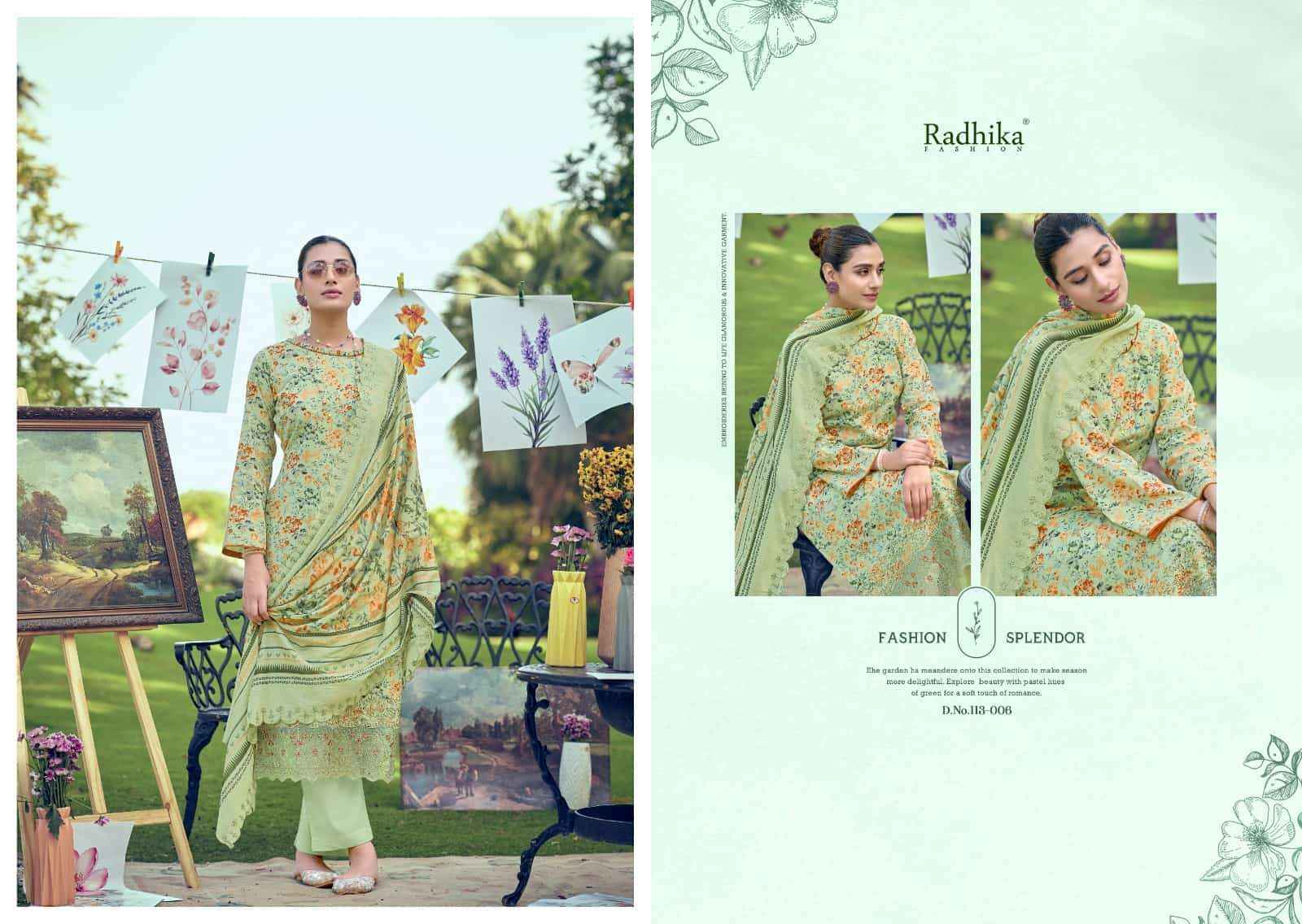 Radhika Azara Aliya Designer Printed Pure Lawn Suit _Wholesale Online Dealer ( 6 Pcs catalog )