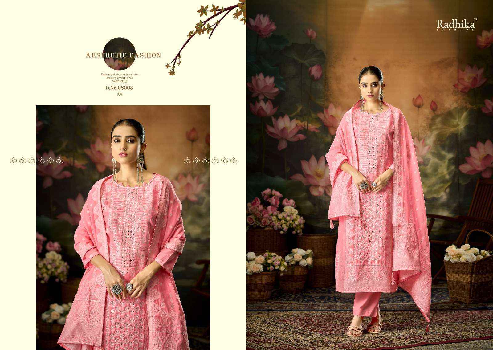 Radhika Fashion Azara Banarashi Adah Vol 12 Cotton Dress Material _ Surat Textile Bazaar ( 6 Pcs Catalog )