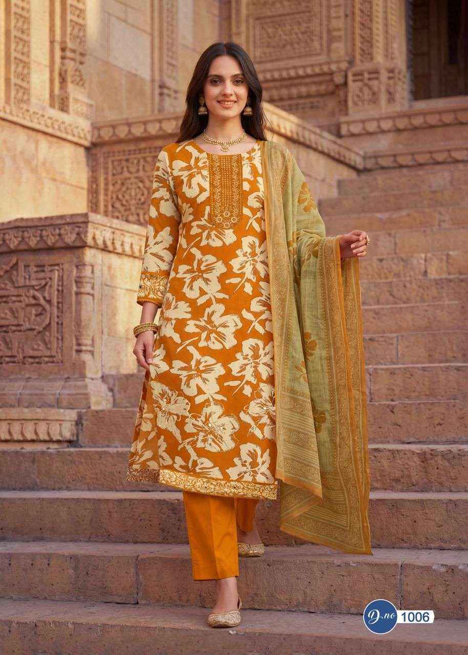 Rahi Fab Ruby Rose Vol 1 Cotton Dress Wholesale Dealer Surat ( 8 pcs Catalogue )