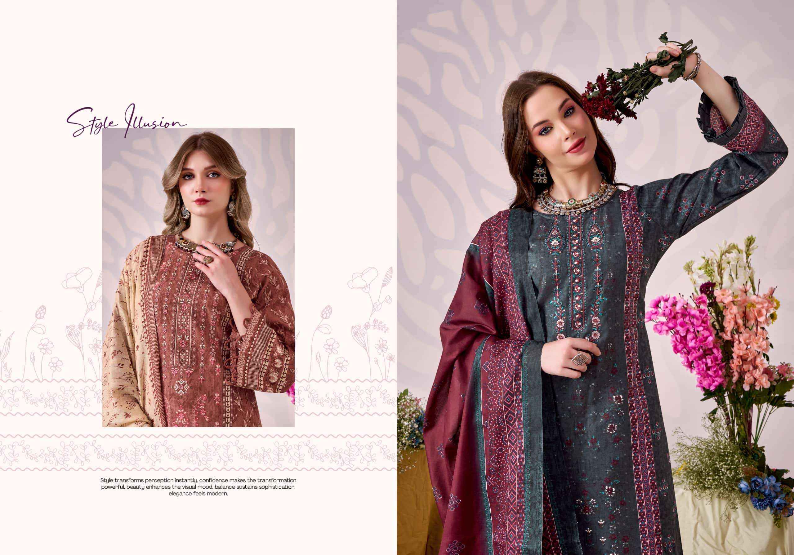 Romani Bin Kareem Vol 5 Printed Cotton Dress Material Wholesale Surat Rate ( 8 Pcs Catalog )