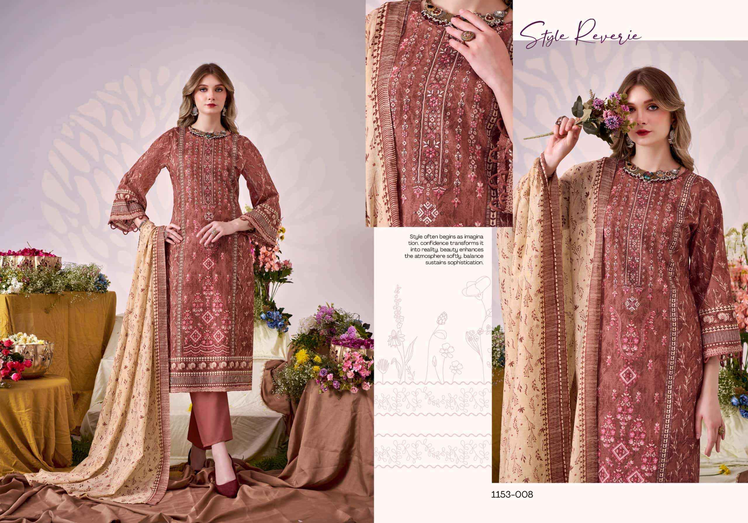 Romani Bin Kareem Vol 5 Printed Cotton Dress Material Wholesale Surat Rate ( 8 Pcs Catalog )