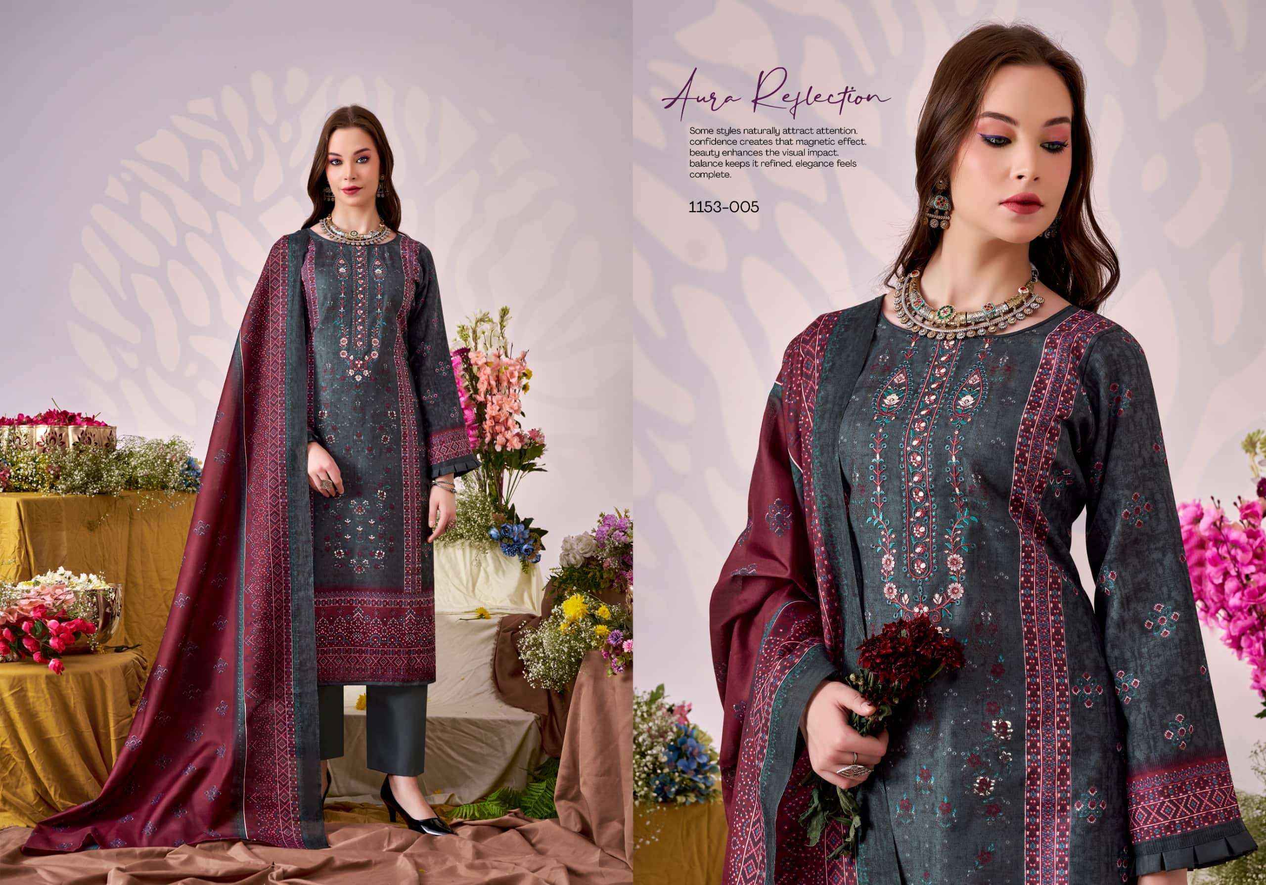 Romani Bin Kareem Vol 5 Printed Cotton Dress Material Wholesale Surat Rate ( 8 Pcs Catalog )