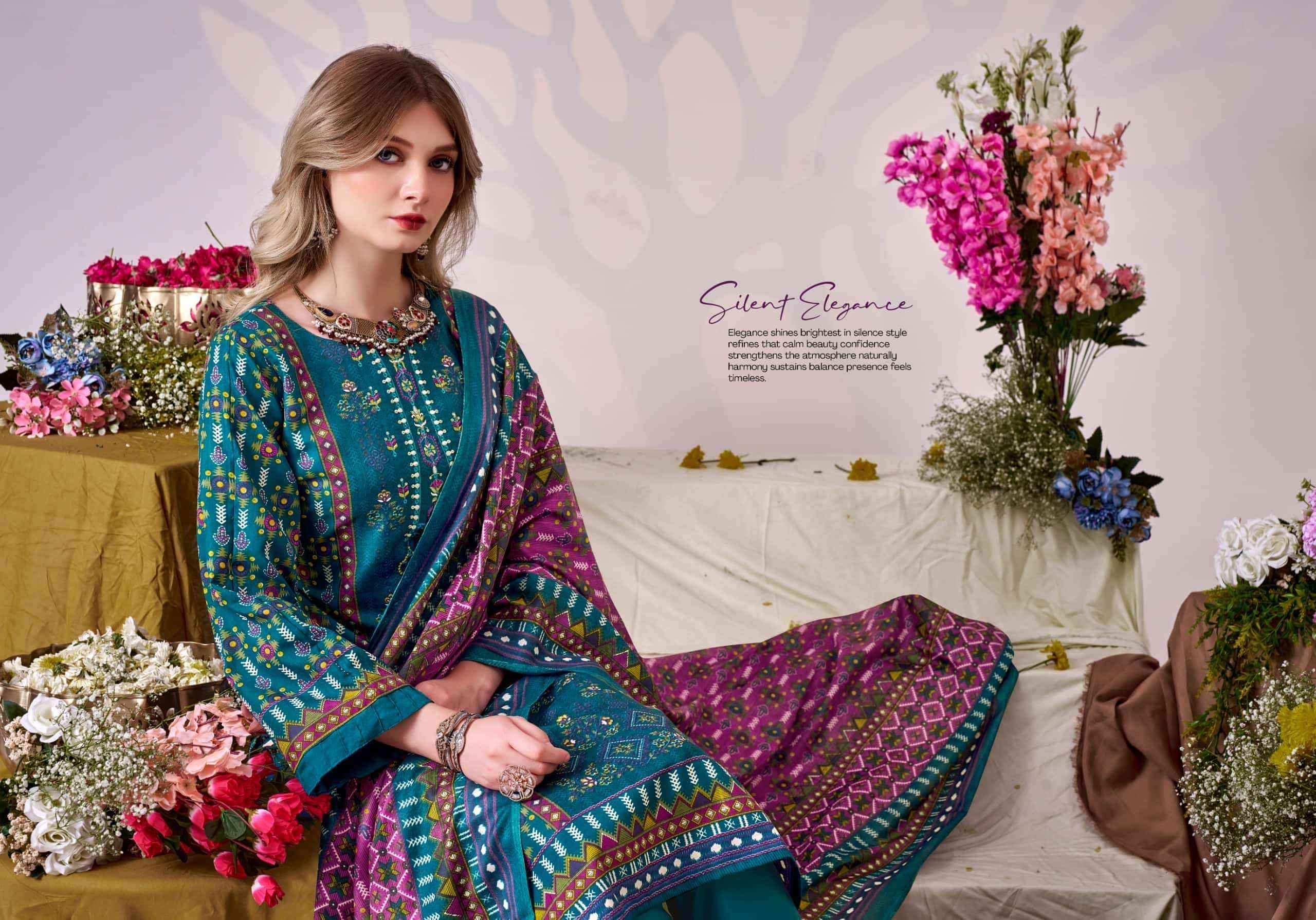 Romani Bin Kareem Vol 5 Printed Cotton Dress Material Wholesale Surat Rate ( 8 Pcs Catalog )