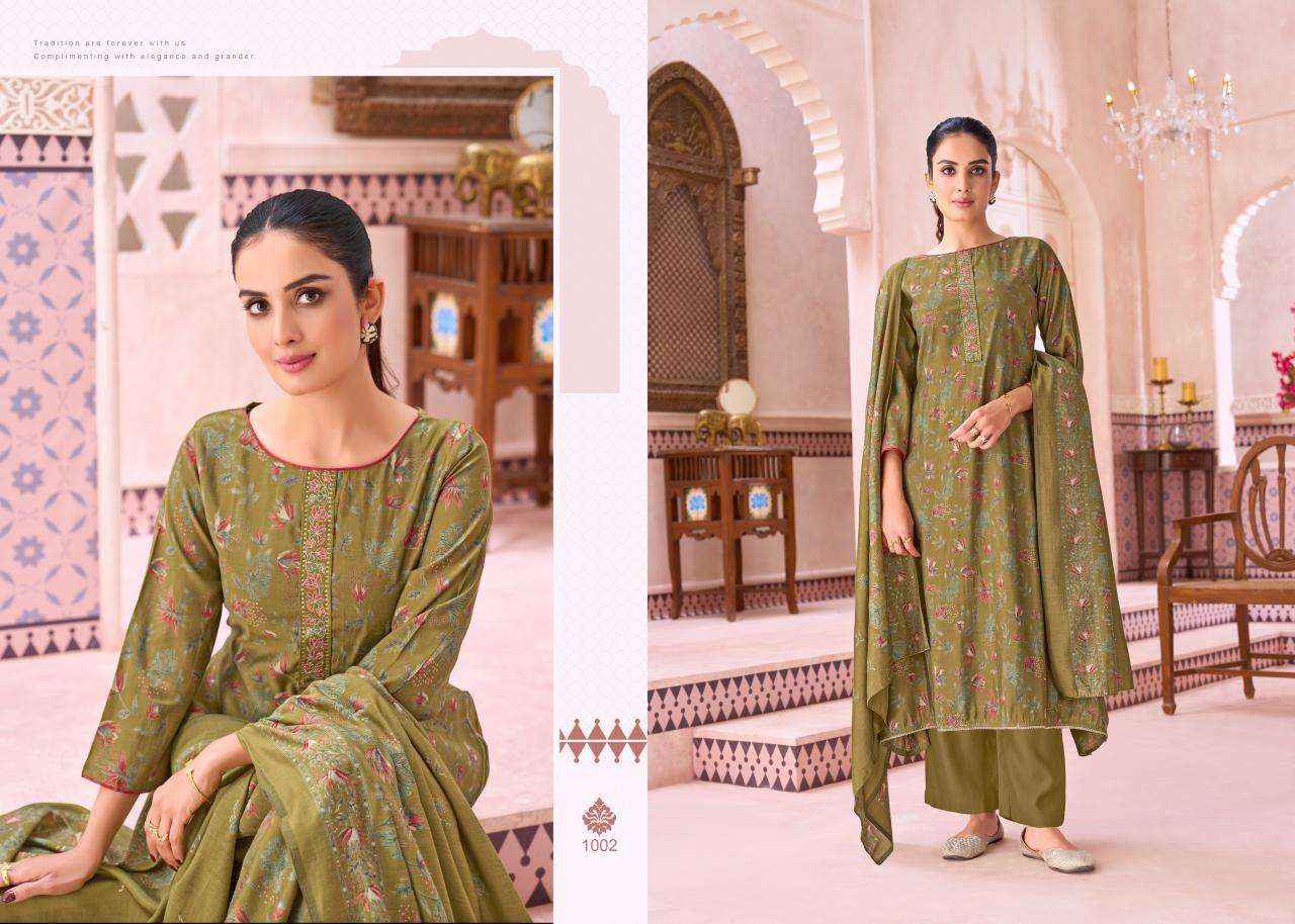 Salvi Fashion Sayuri Silk Plus Fancy Modal Silk Ladies Suit _ Wholesale Textile Market ( 8 Pcs Catalog )