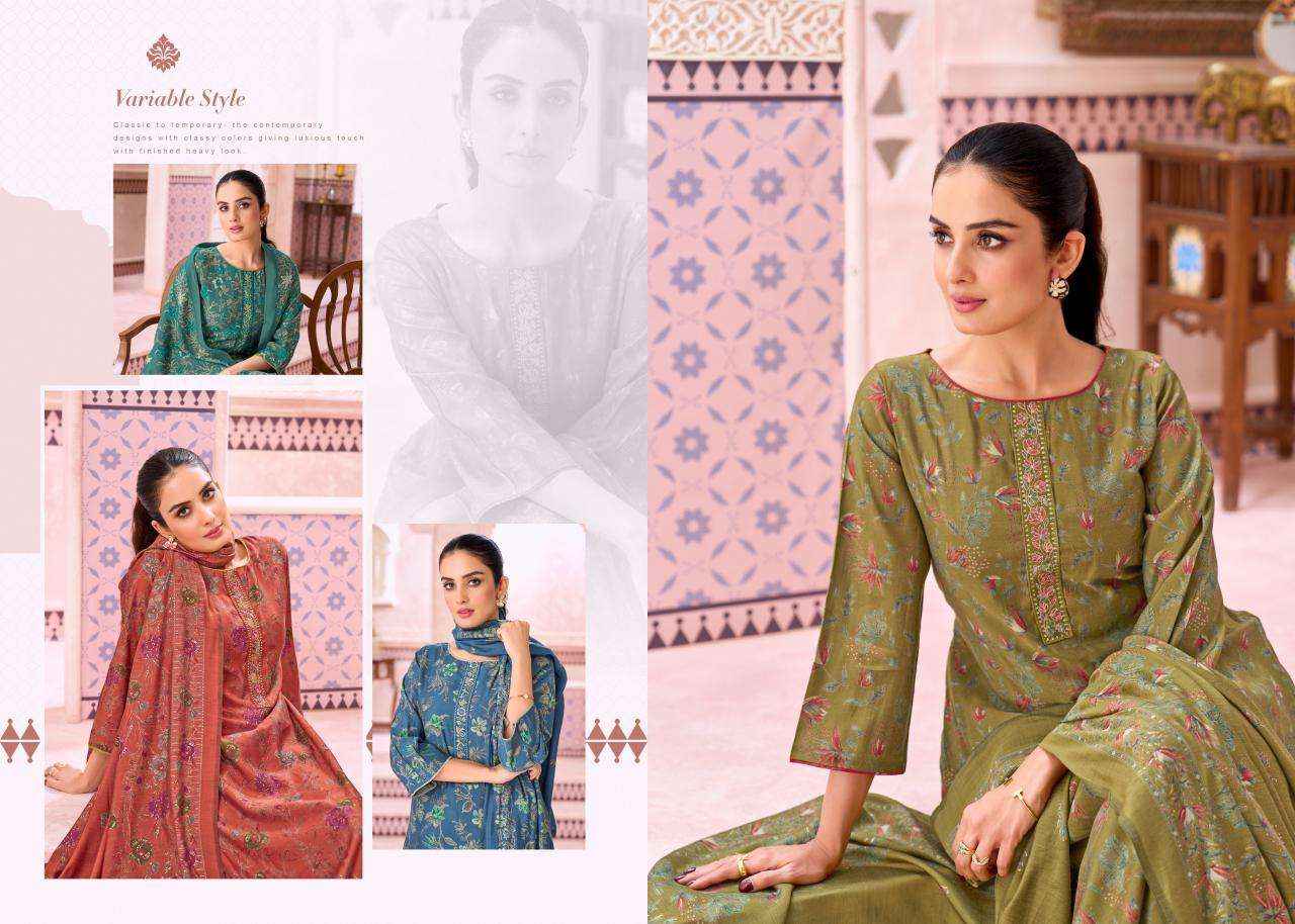 Salvi Fashion Sayuri Silk Plus Fancy Modal Silk Ladies Suit _ Wholesale Textile Market ( 8 Pcs Catalog )