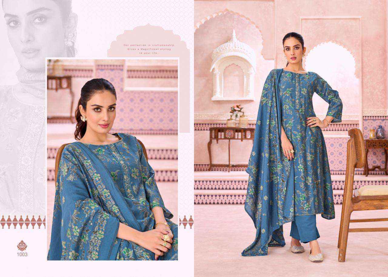 Salvi Fashion Sayuri Silk Plus Fancy Modal Silk Ladies Suit _ Wholesale Textile Market ( 8 Pcs Catalog )
