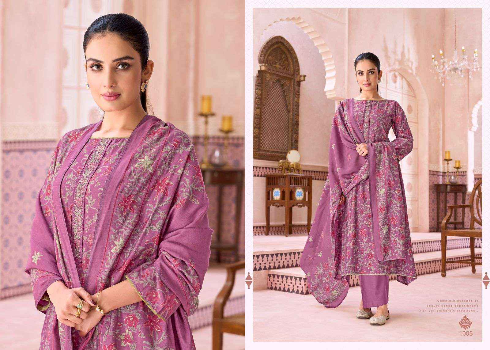 Salvi Fashion Sayuri Silk Plus Fancy Modal Silk Ladies Suit _ Wholesale Textile Market ( 8 Pcs Catalog )