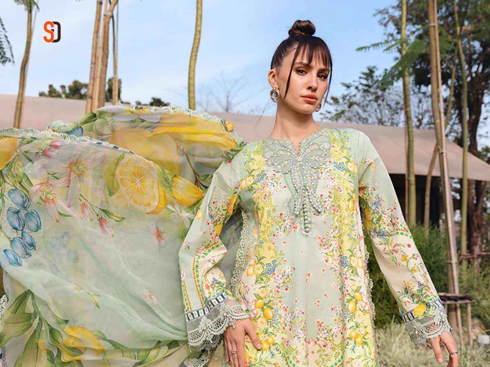 Shraddha Designer M Print Vol 19 Lawn Cotton Pakistani Dress Wholesale Surat Rate ( 6 Pcs Catalog )