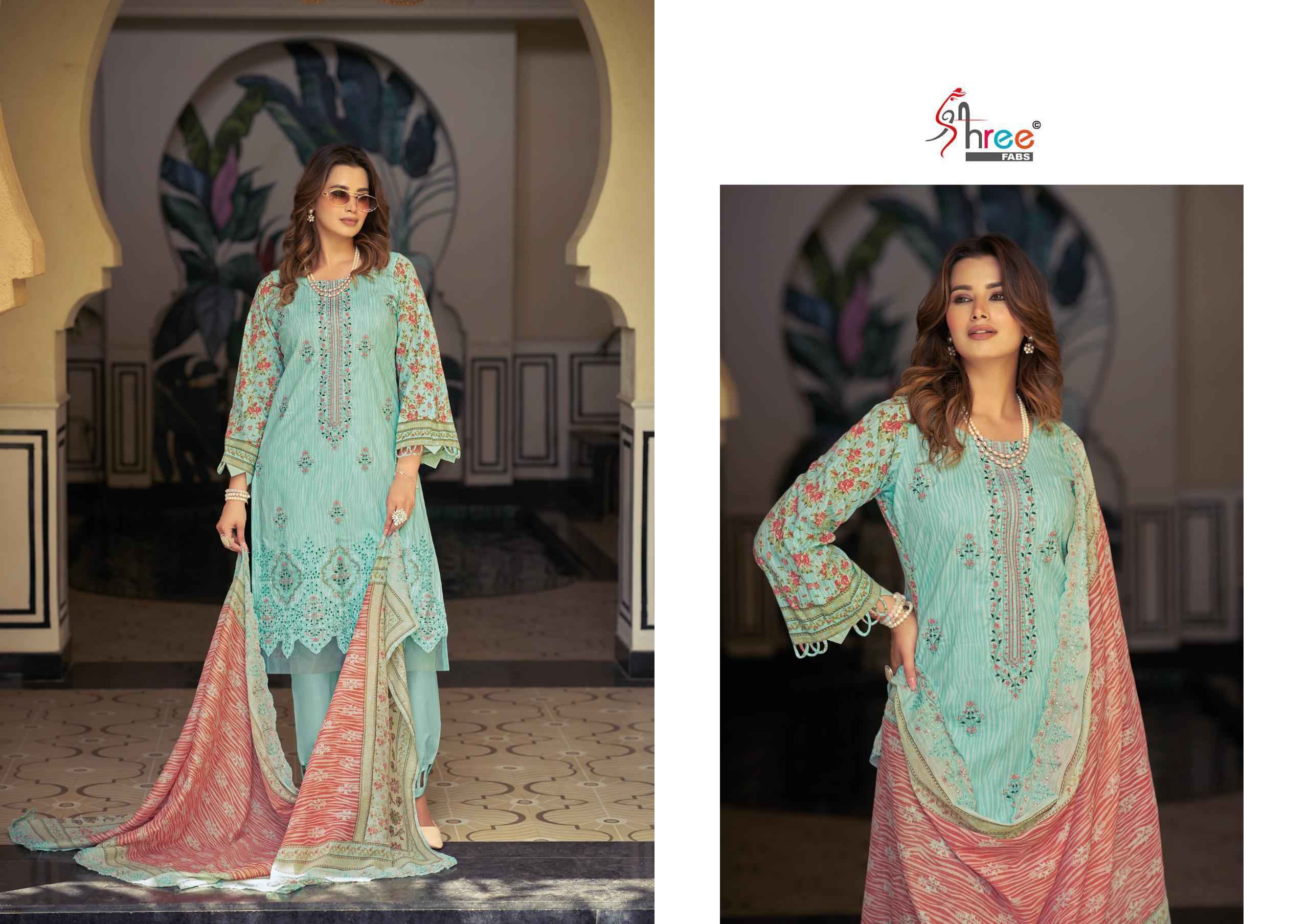 Shree Fabs Bin Saeed Lawn Collection Vol 29 Cotton Dress Material _ Wholesale Clothes Online ( 6 Pcs Catalog )