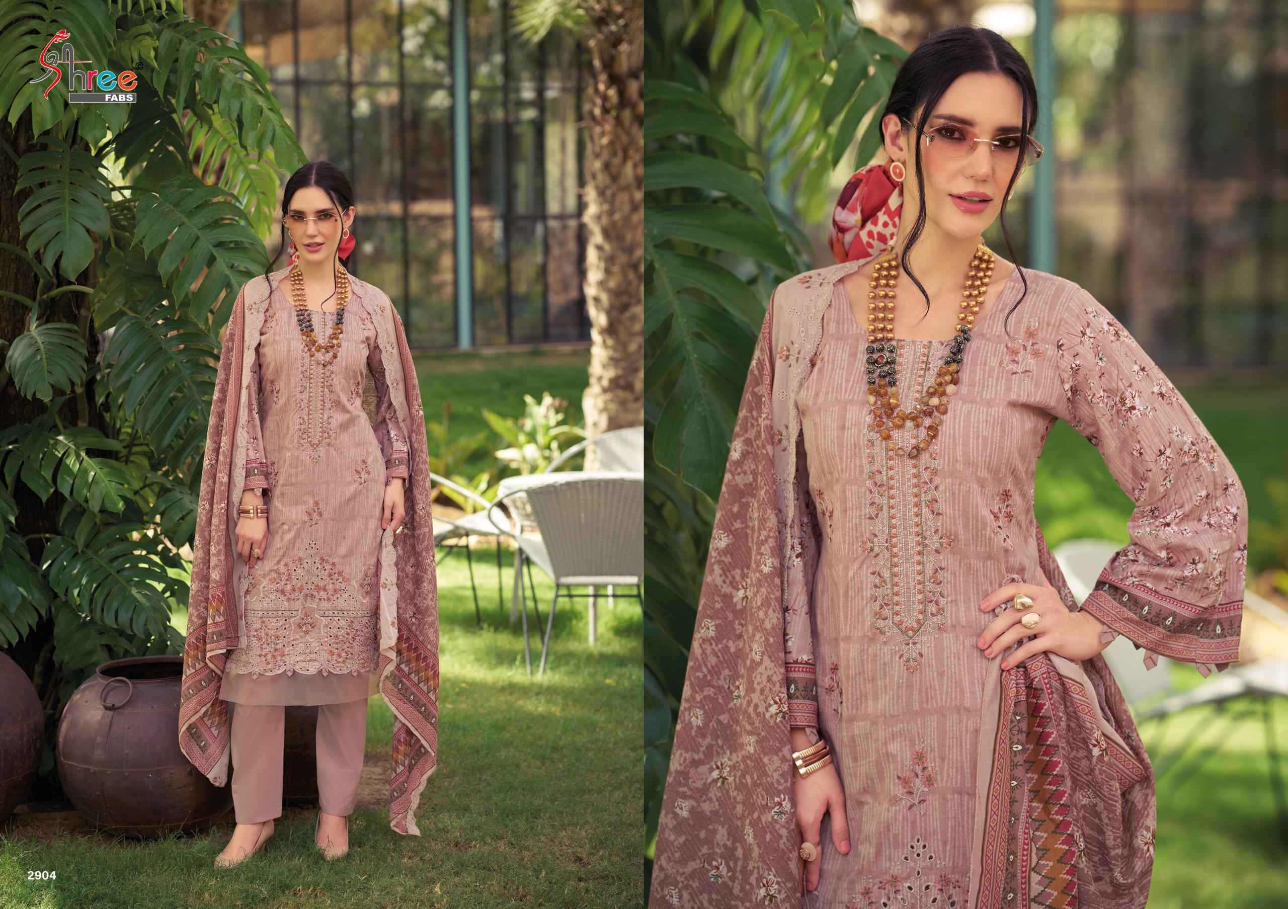 Shree Fabs Bin Saeed Lawn Collection Vol 29 Cotton Dress Material _ Wholesale Clothes Online ( 6 Pcs Catalog )
