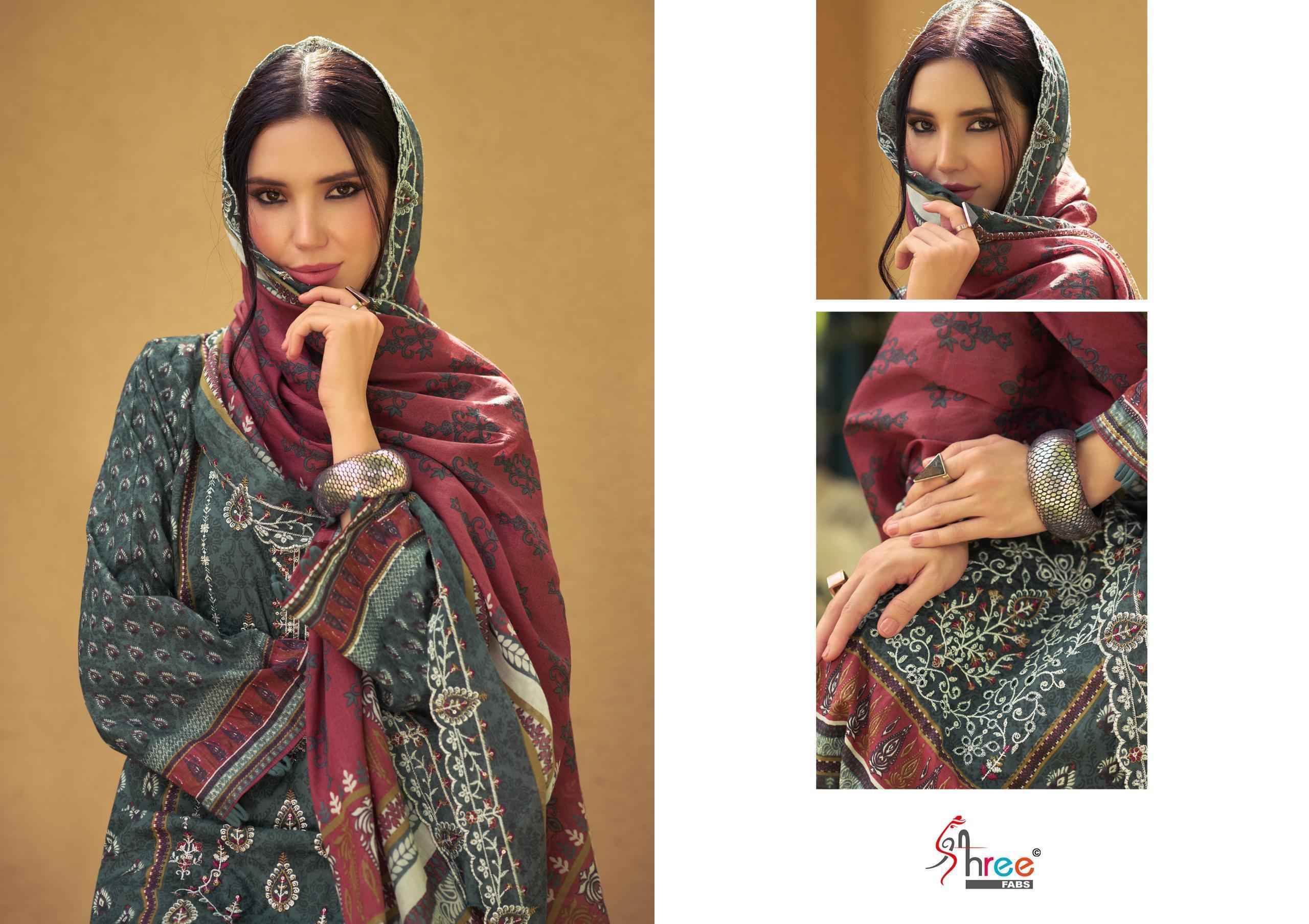 Shree Fabs Bin Saeed Lawn Collection Vol 29 Cotton Dress Material _ Wholesale Clothes Online ( 6 Pcs Catalog )