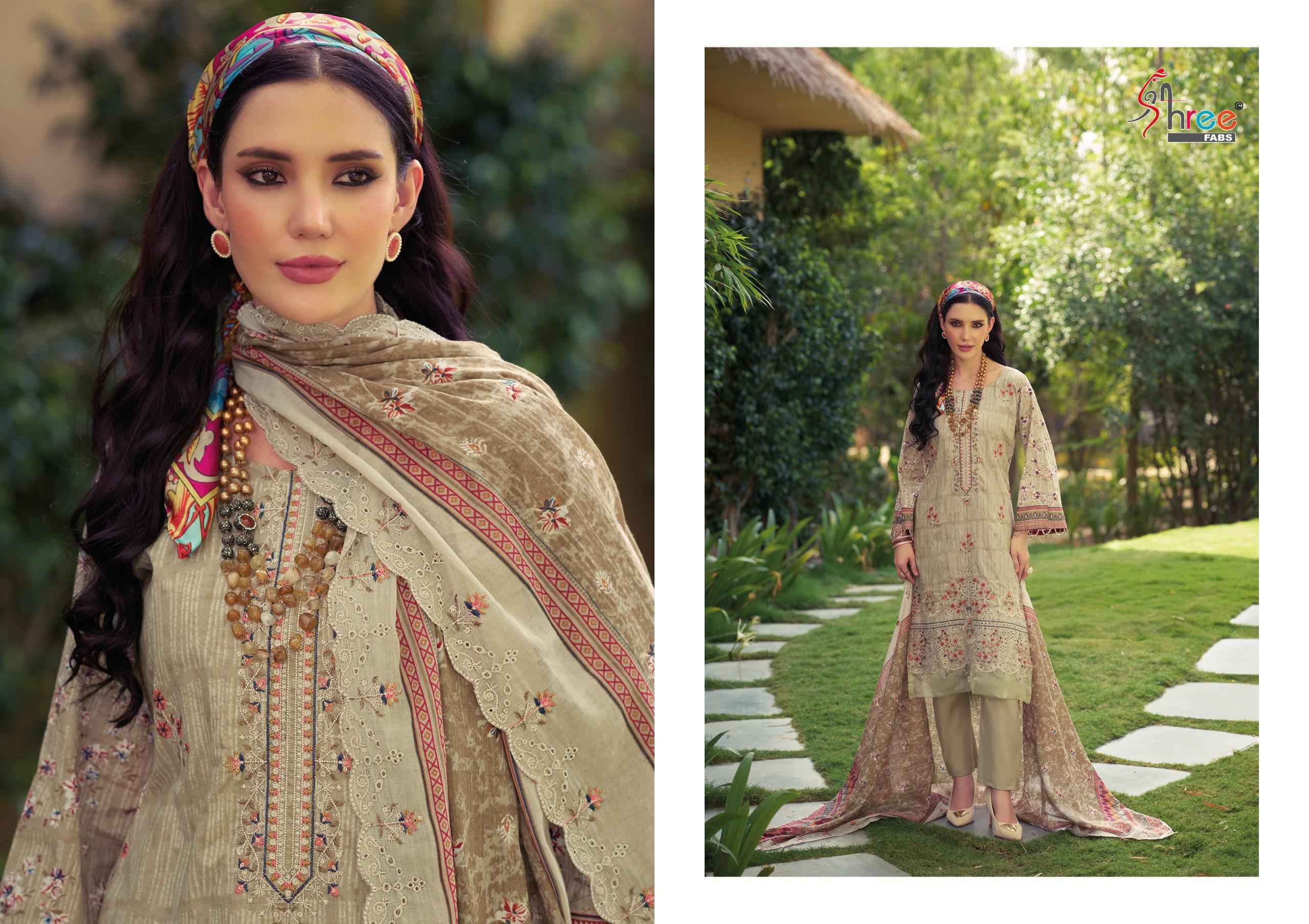Shree Fabs Bin Saeed Lawn Collection Vol 29 Cotton Dress Material _ Wholesale Clothes Online ( 6 Pcs Catalog )
