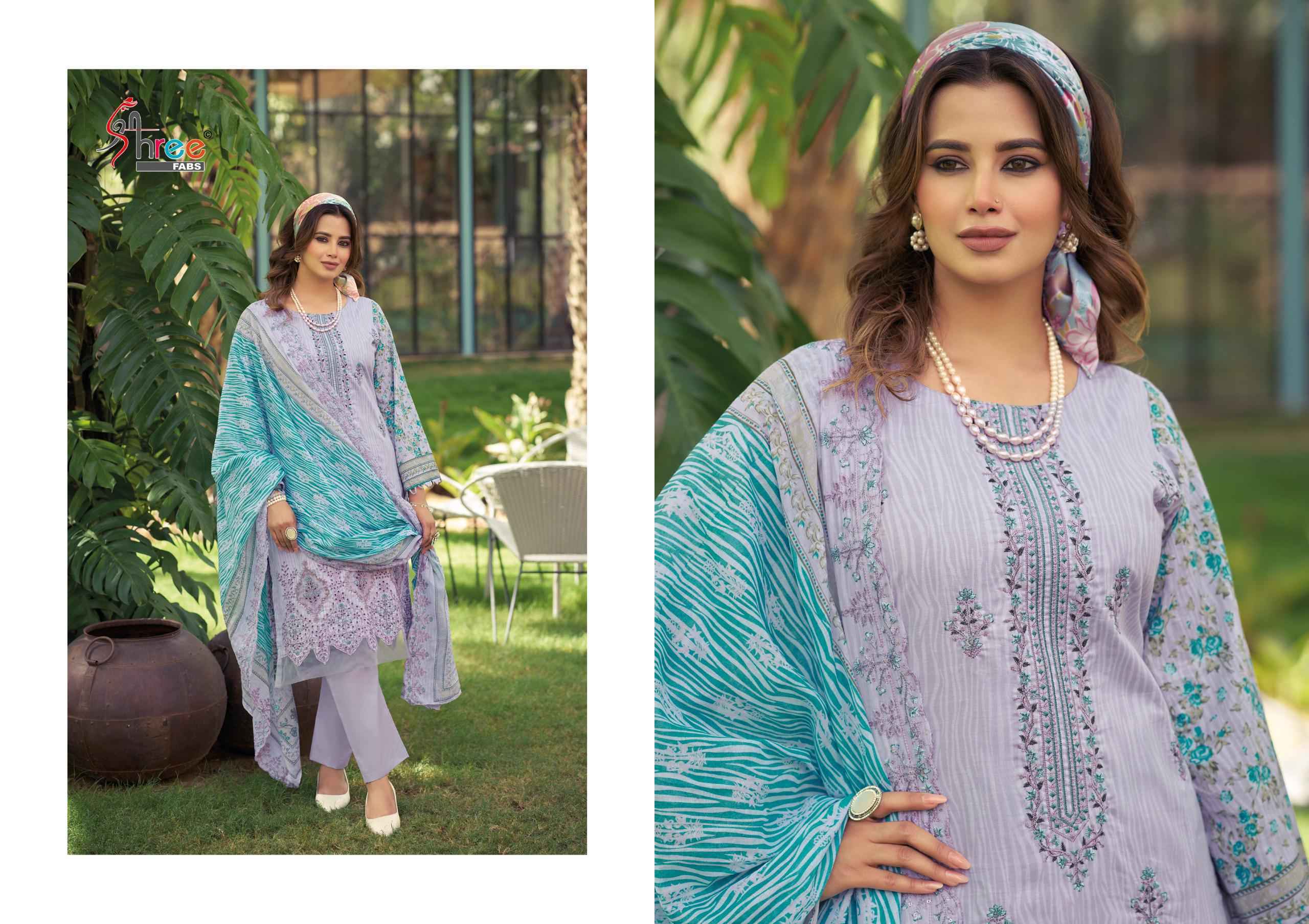 Shree Fabs Bin Saeed Lawn Collection Vol 29 Cotton Dress Material _ Wholesale Clothes Online ( 6 Pcs Catalog )