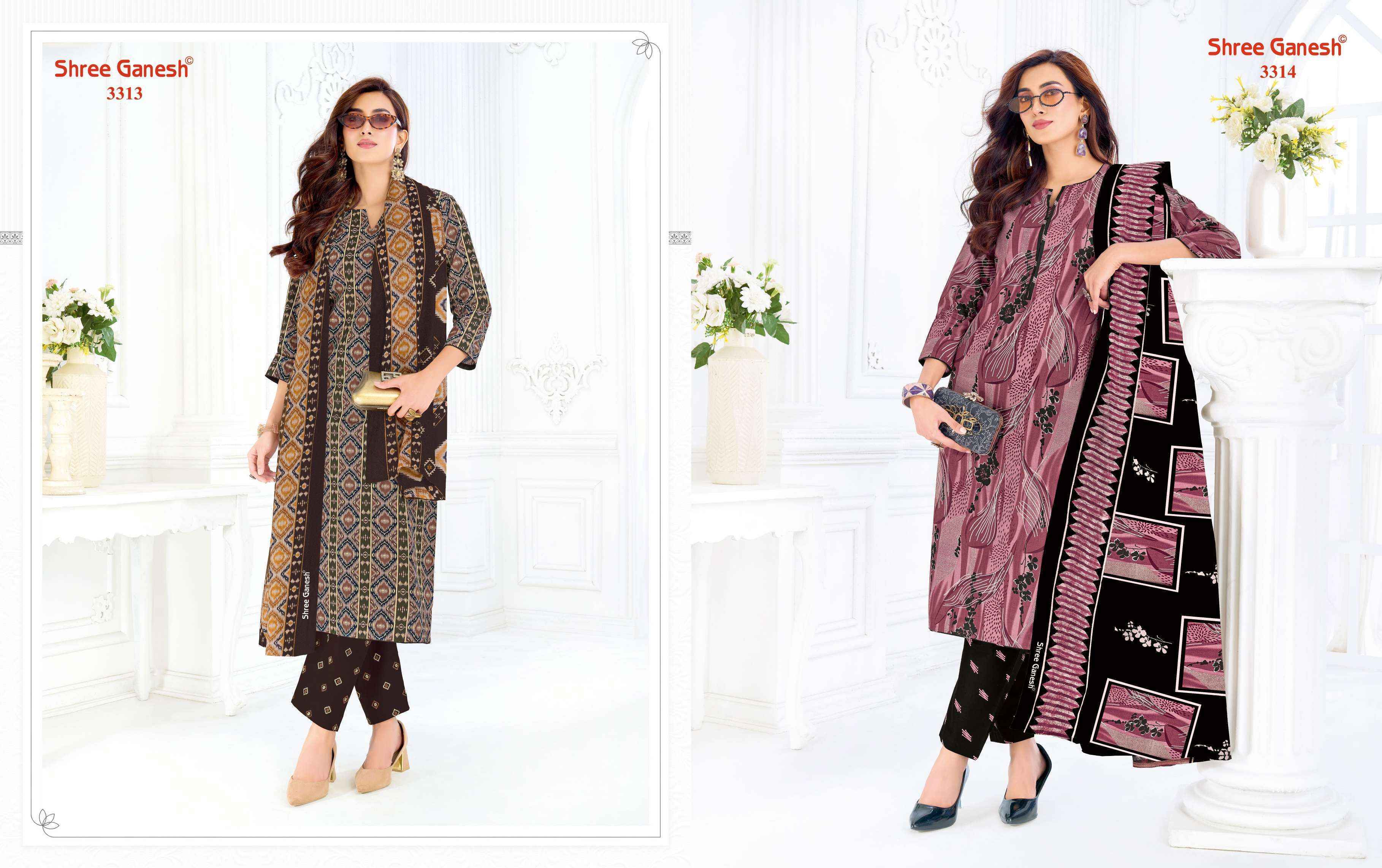 Shree Ganesh Samaiyra Vol 23 Cotton Dress Material Wholesale Surat Rate ( 20 Pcs Catalog )