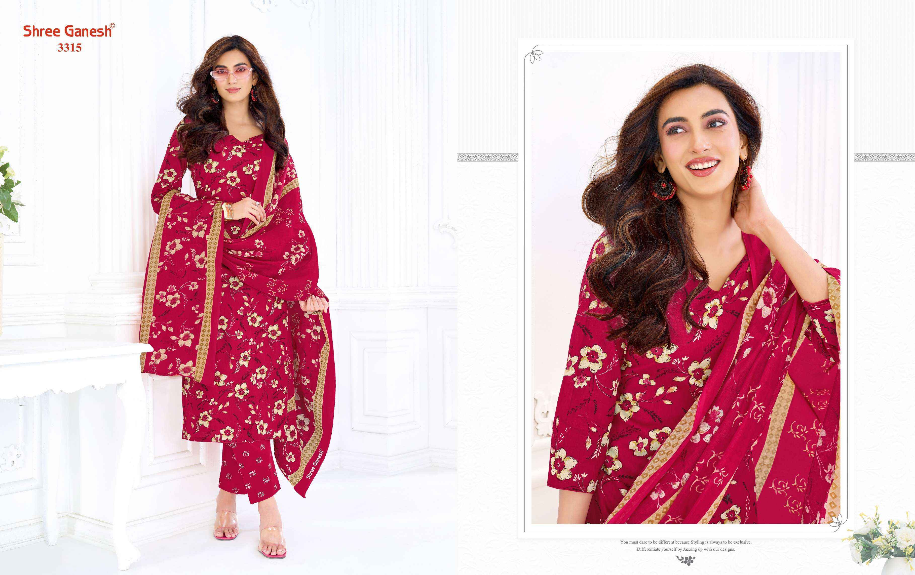Shree Ganesh Samaiyra Vol 23 Cotton Dress Material Wholesale Surat Rate ( 20 Pcs Catalog )