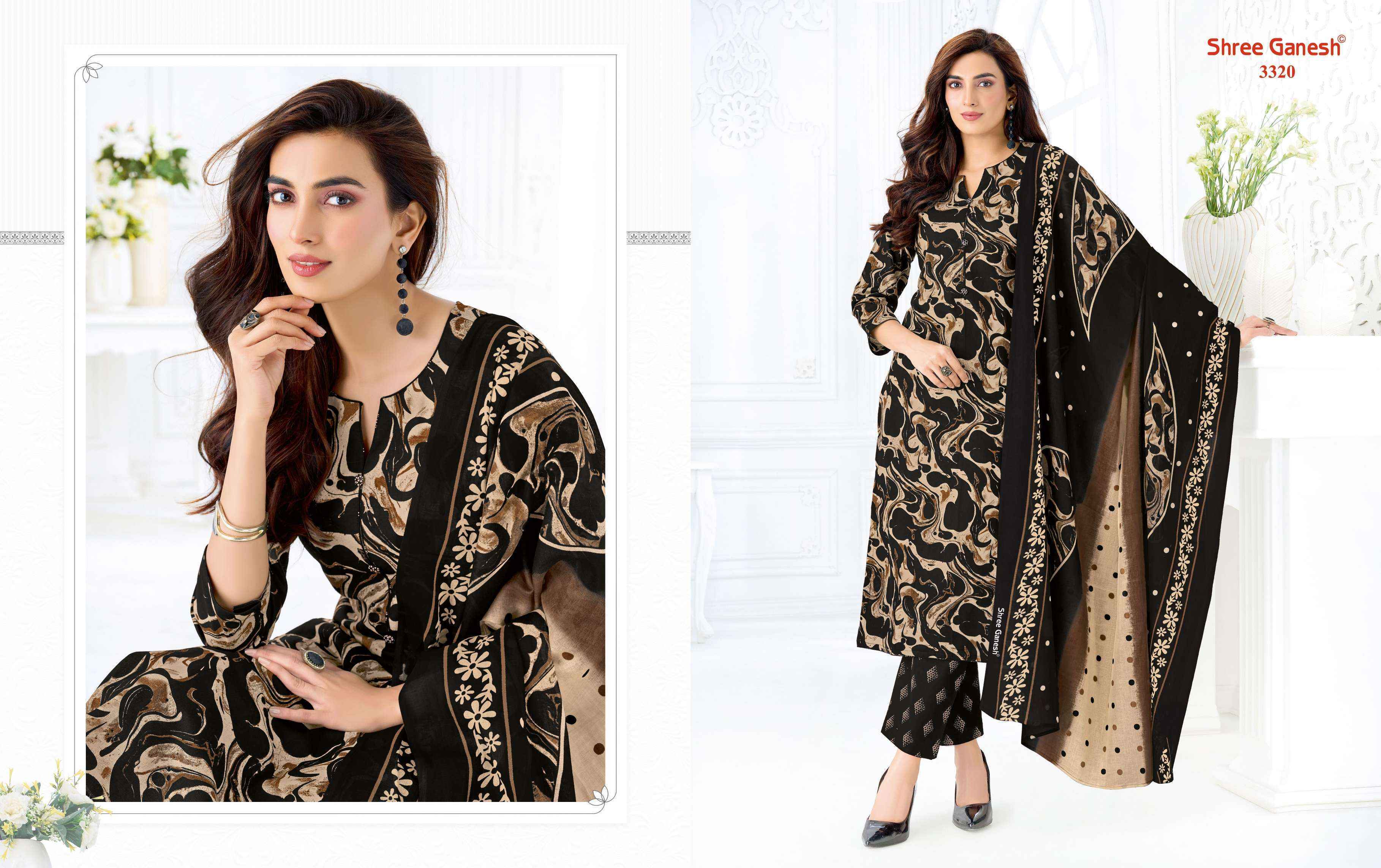 Shree Ganesh Samaiyra Vol 23 Cotton Dress Material Wholesale Surat Rate ( 20 Pcs Catalog )