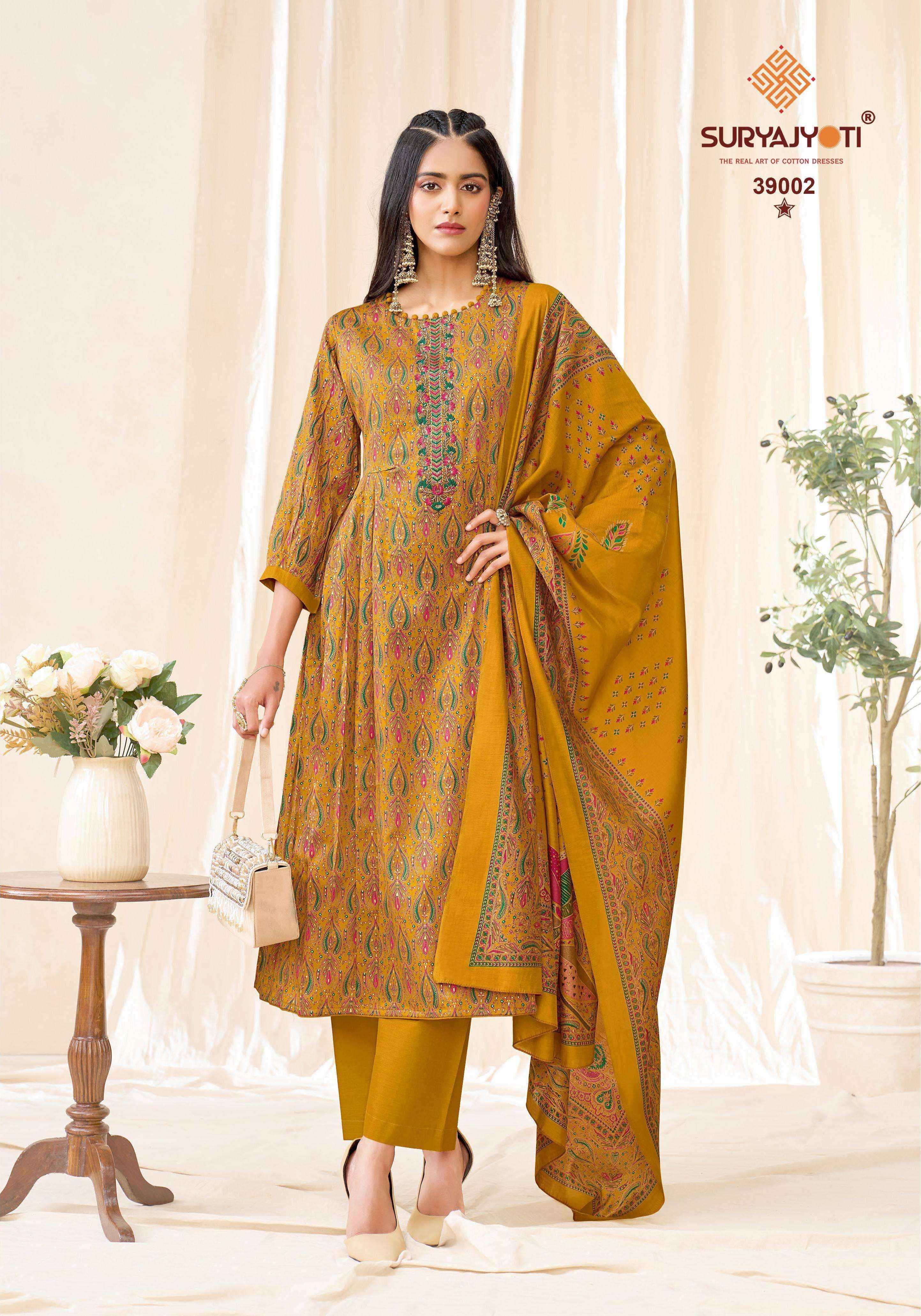 Suryajyoti Kalki Vol 39 Jam Satin Dress Material Wholesale Price ( 8 Pcs Catalougue )