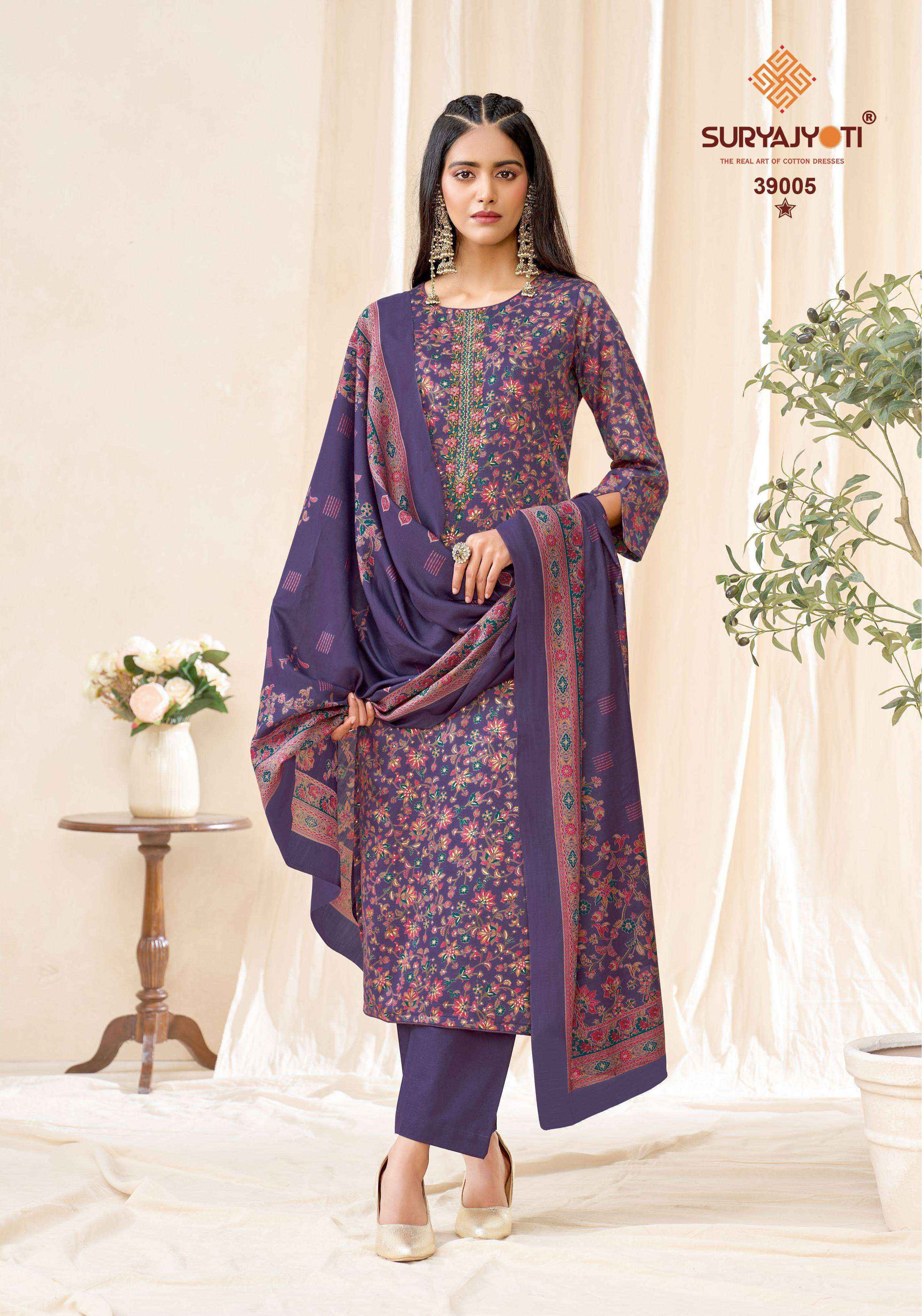 Suryajyoti Kalki Vol 39 Jam Satin Dress Material Wholesale Price ( 8 Pcs Catalougue )
