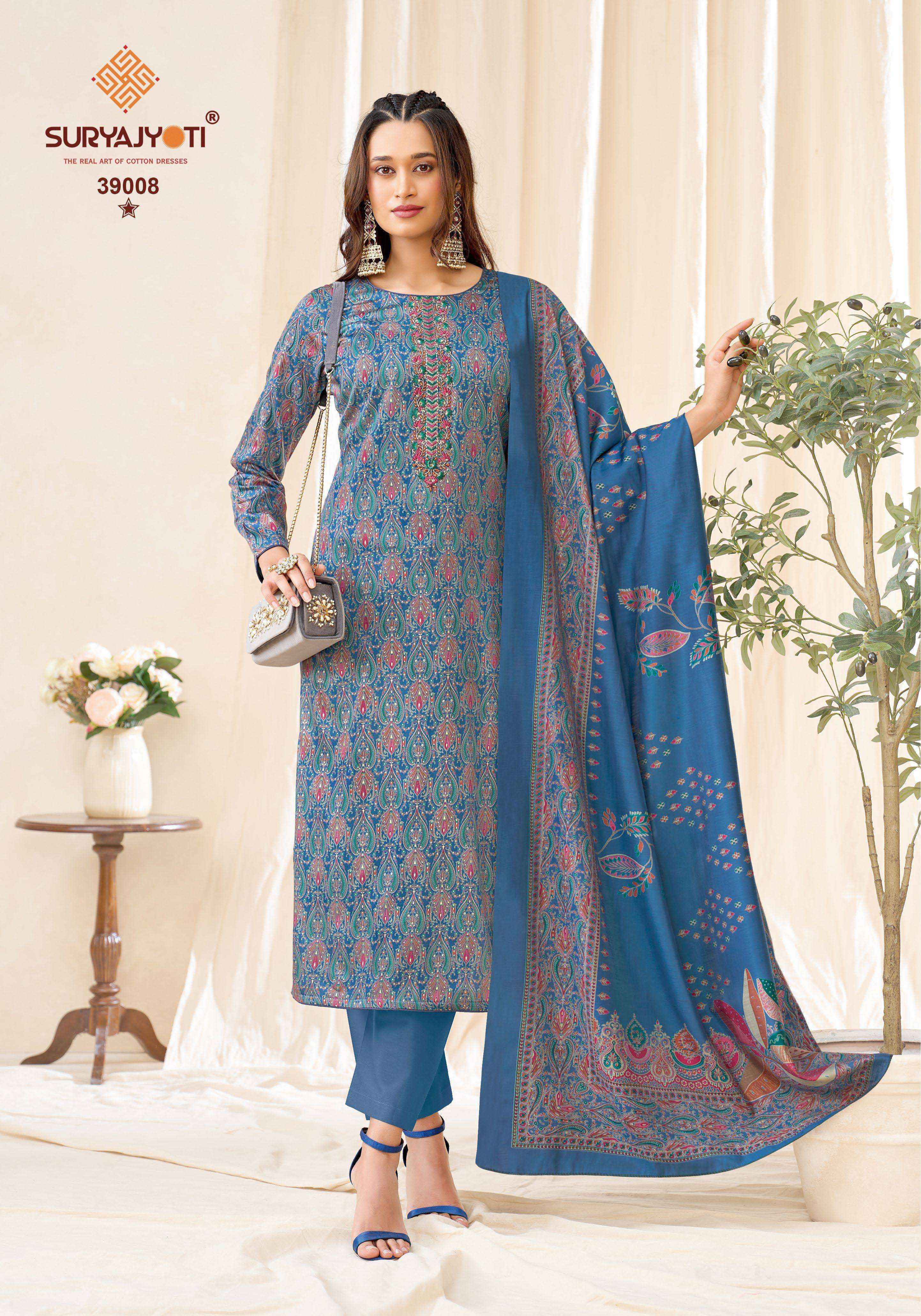 Suryajyoti Kalki Vol 39 Jam Satin Dress Material Wholesale Price ( 8 Pcs Catalougue )