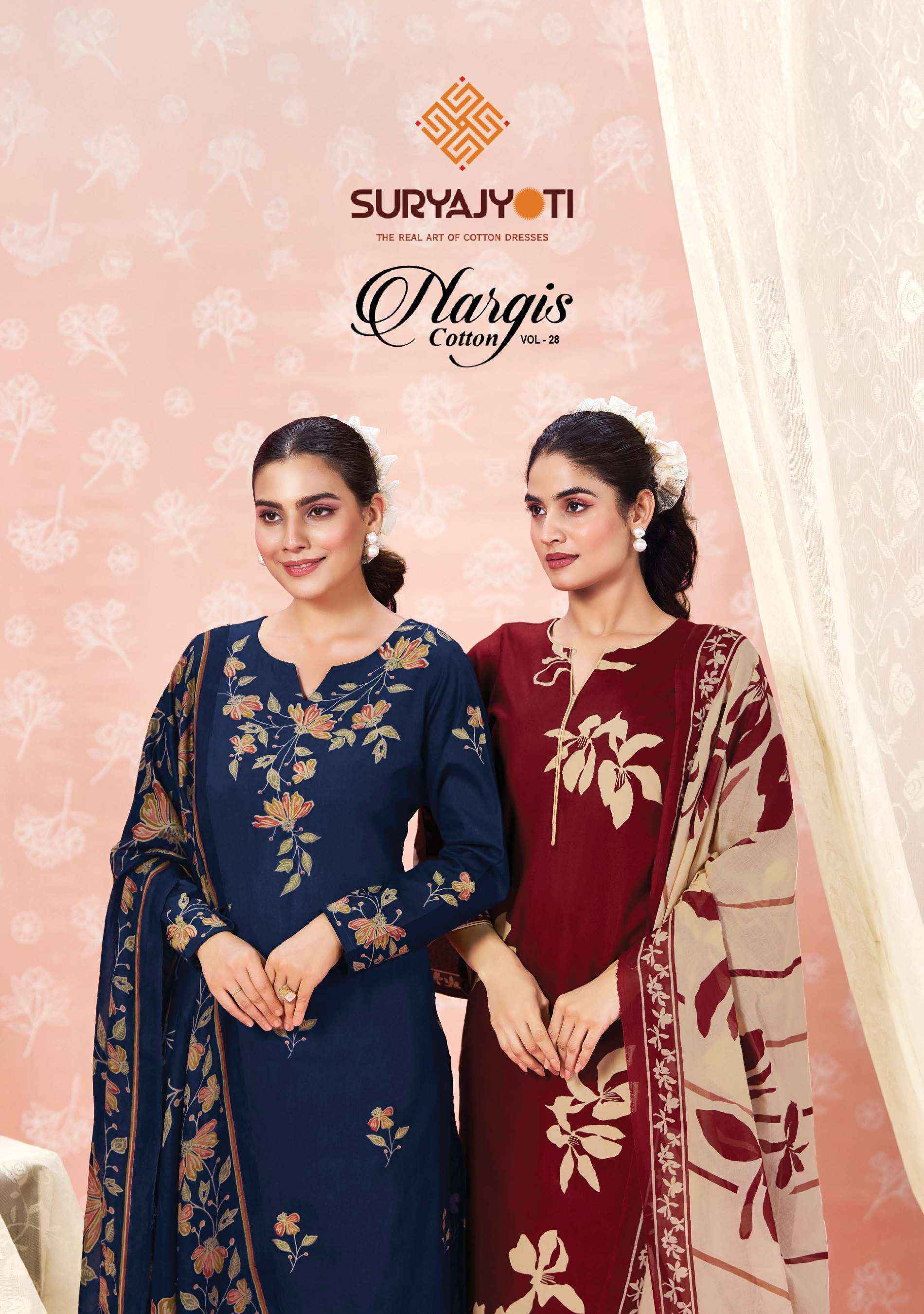Suryajyoti Nargis Vol 28 Cotton Dress Material Wholesale Surat Rate ( 10 Pcs Catalog )