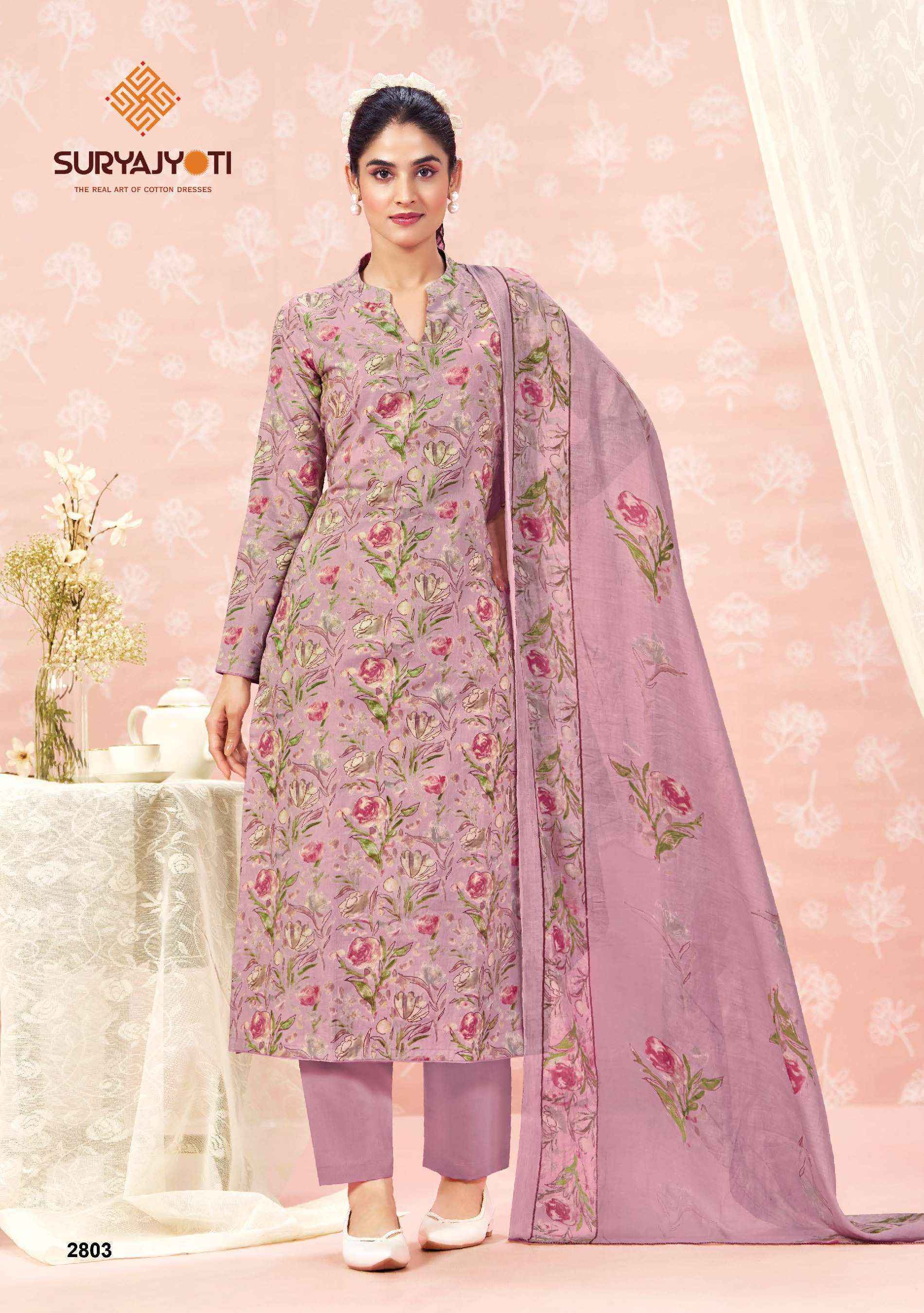 Suryajyoti Nargis Vol 28 Cotton Dress Material Wholesale Surat Rate ( 10 Pcs Catalog )