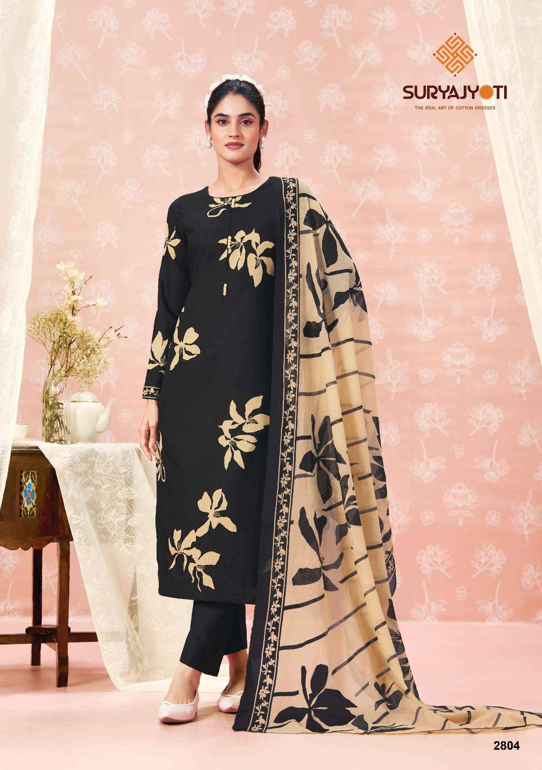 Suryajyoti Nargis Vol 28 Cotton Dress Material Wholesale Surat Rate ( 10 Pcs Catalog )