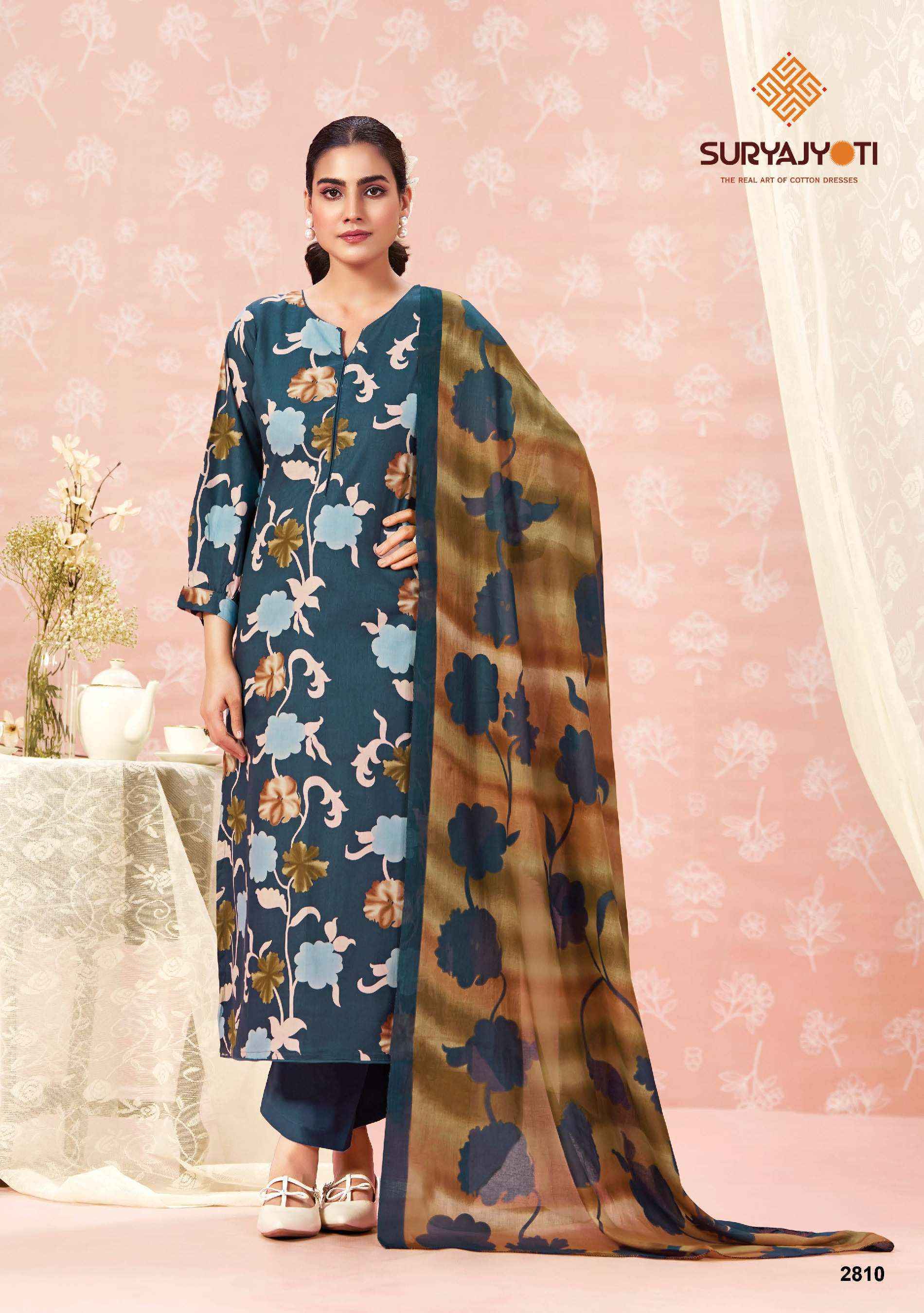 Suryajyoti Nargis Vol 28 Cotton Dress Material Wholesale Surat Rate ( 10 Pcs Catalog )