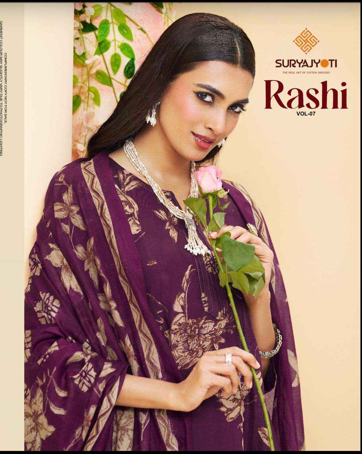 Suryajyoti Rashi Vol 7 Cotton Anarkali Suits Wholesale Supplier ( 10 Pcs Catalogue )