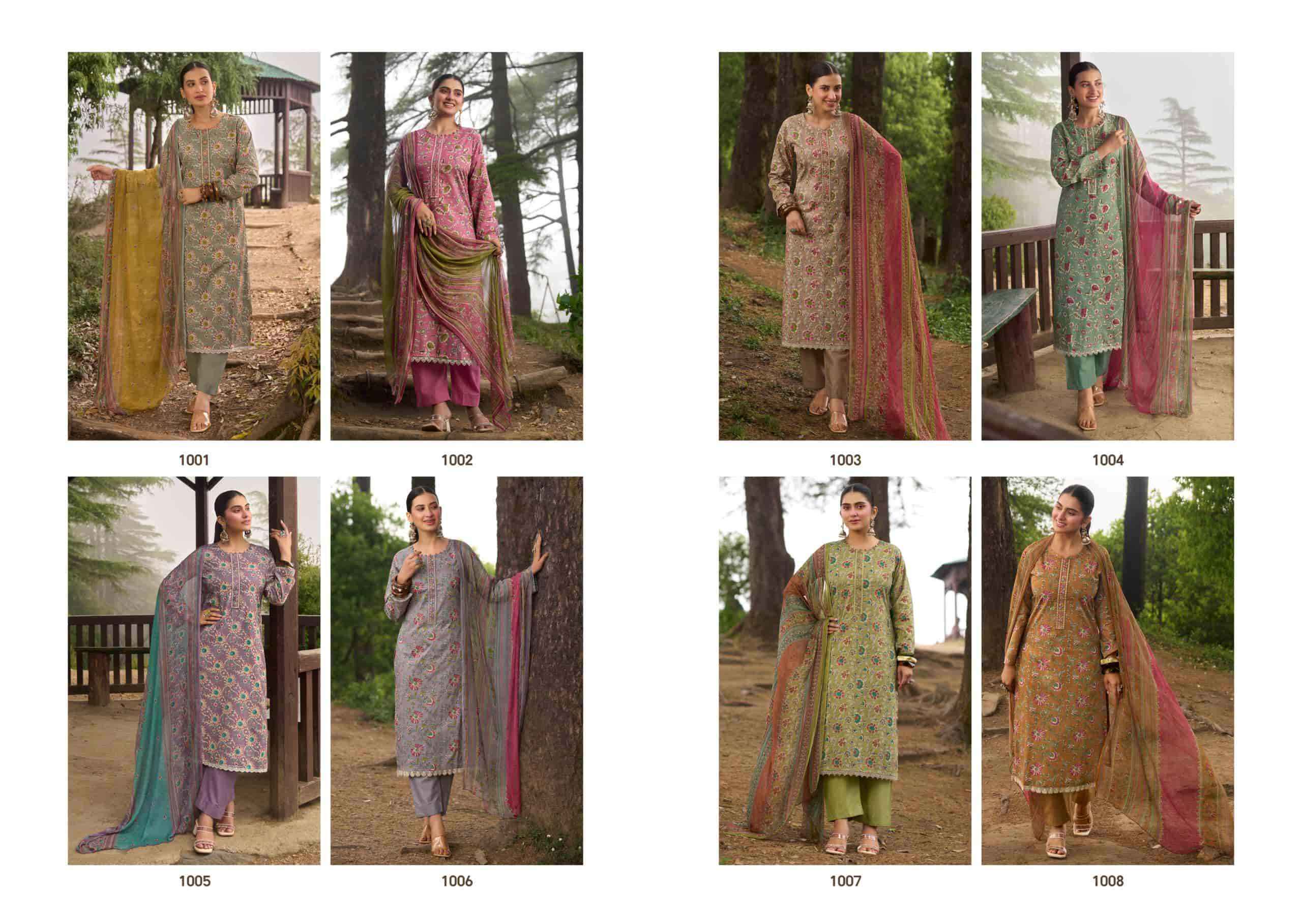 Suryajyoti Sajni Pure lawn Cotton Dress _ Wholesale Surat ( 8 Pcs catalog )