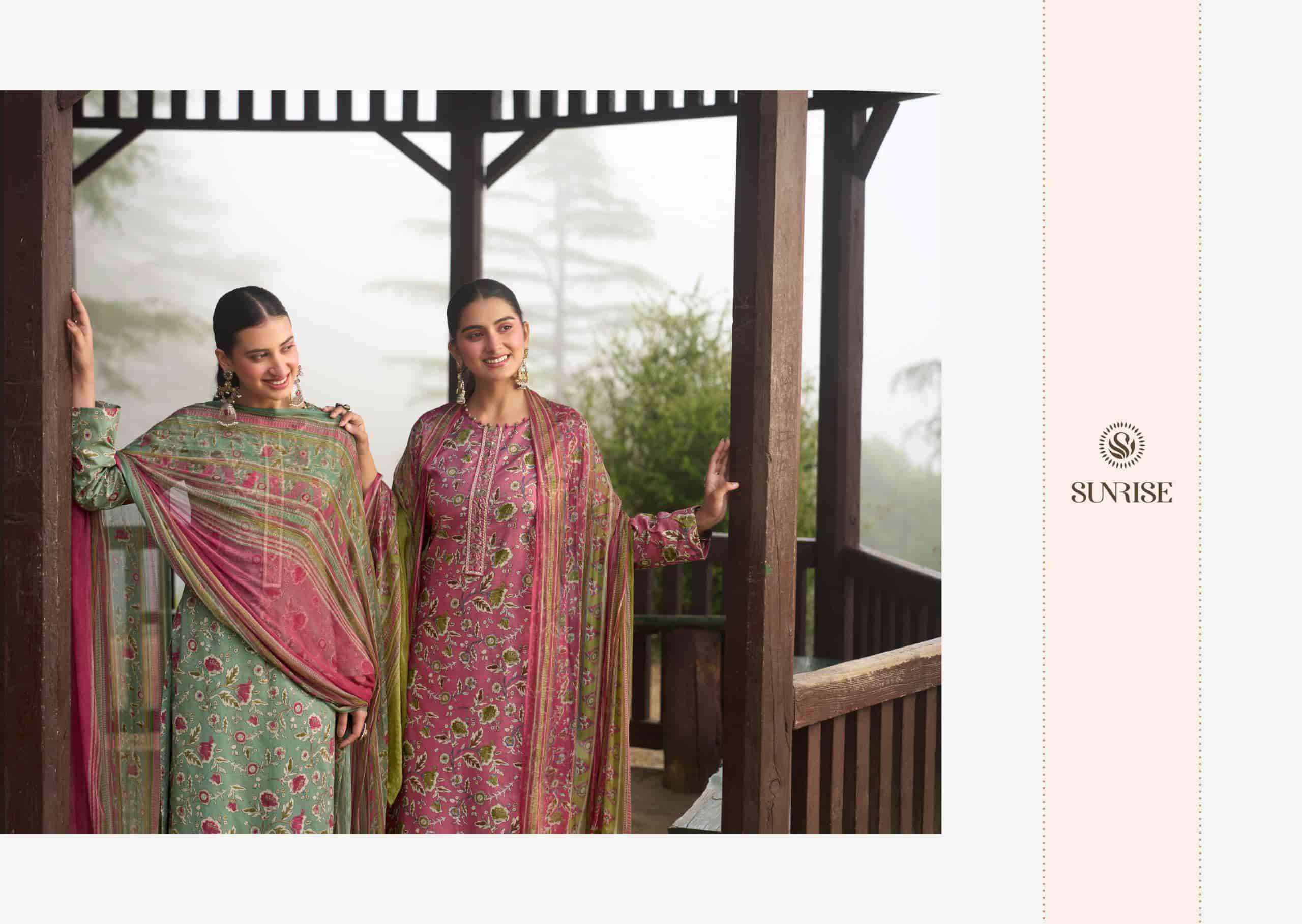 Suryajyoti Sajni Pure lawn Cotton Dress _ Wholesale Surat ( 8 Pcs catalog )