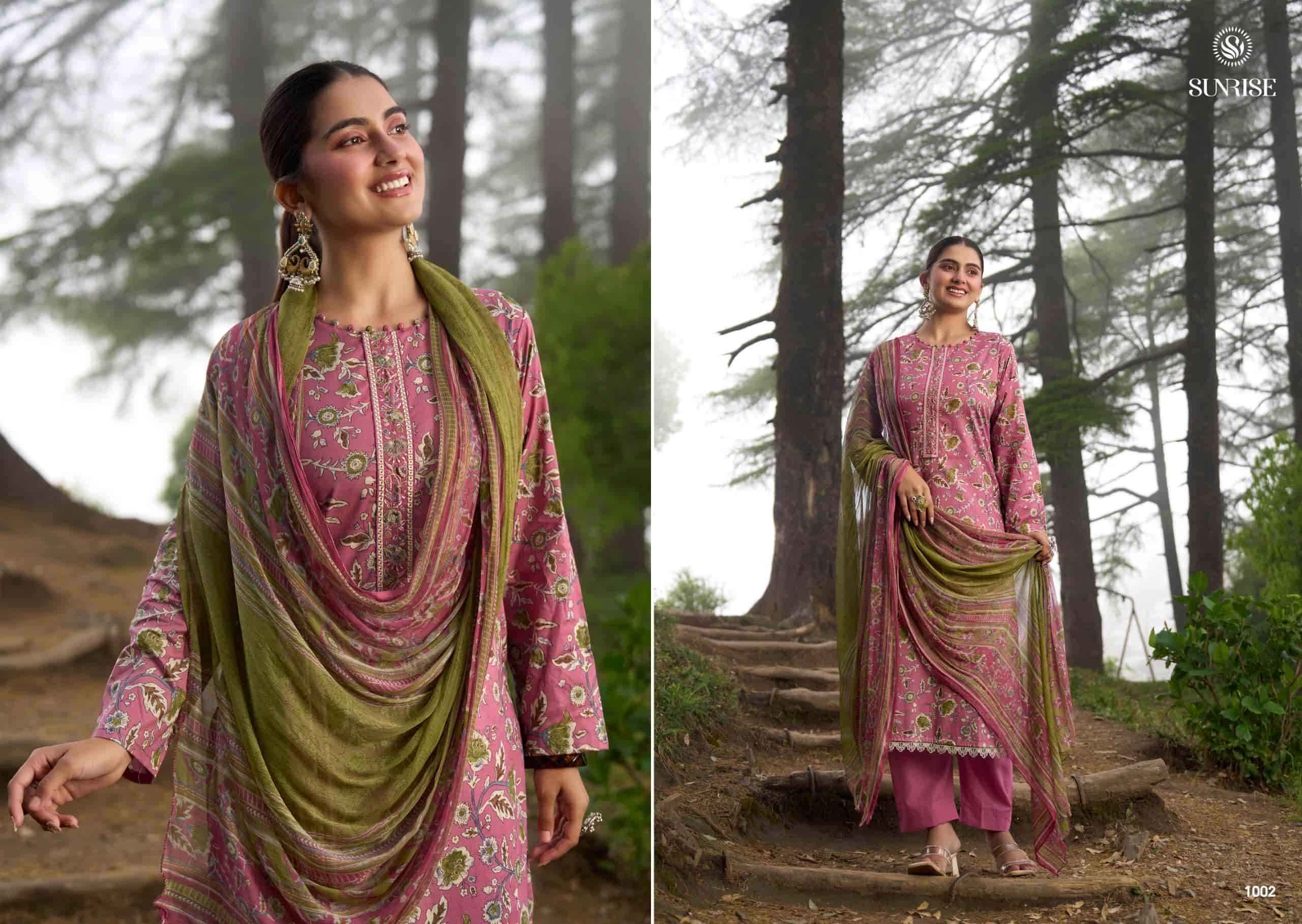Suryajyoti Sajni Pure lawn Cotton Dress _ Wholesale Surat ( 8 Pcs catalog )