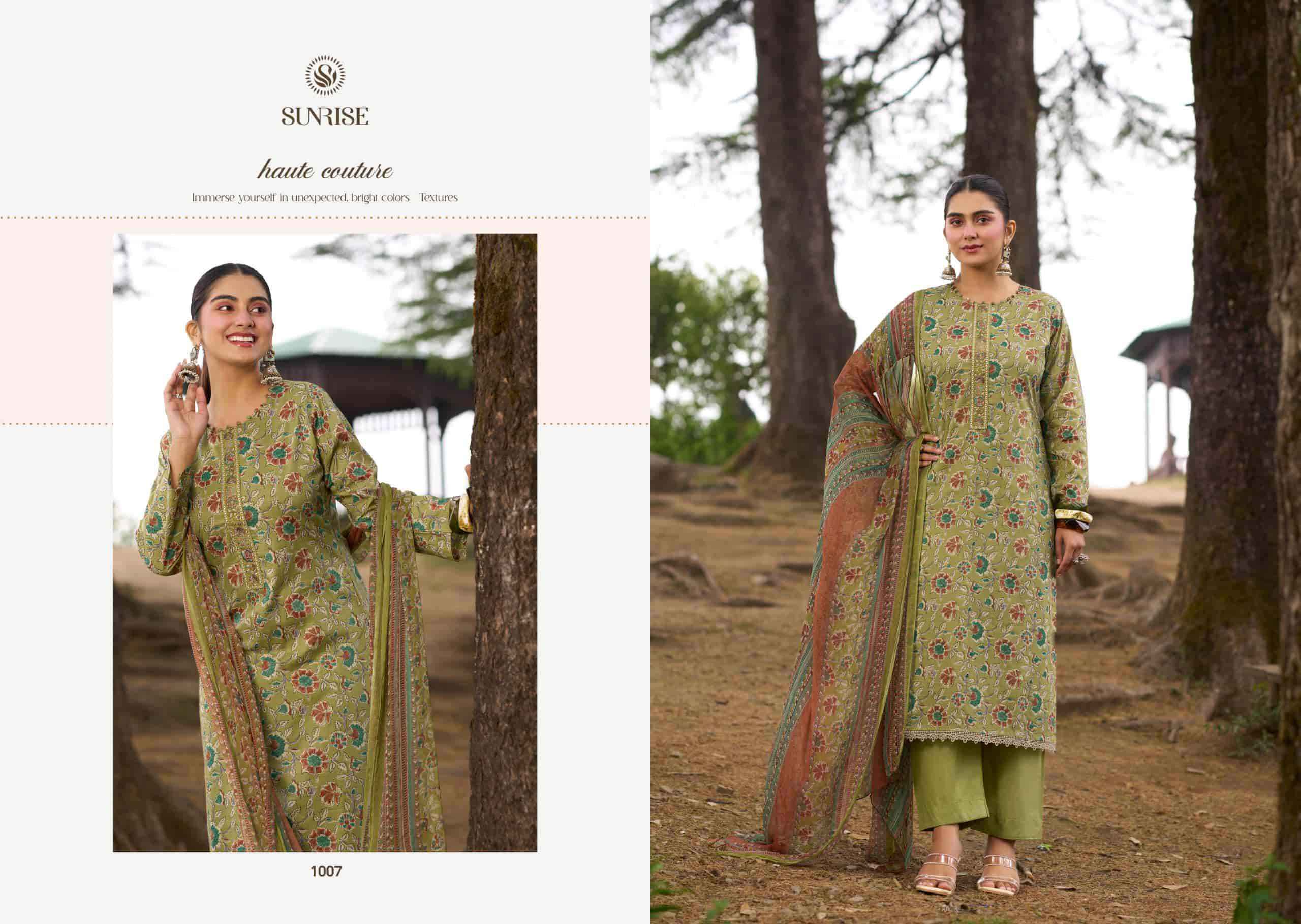 Suryajyoti Sajni Pure lawn Cotton Dress _ Wholesale Surat ( 8 Pcs catalog )