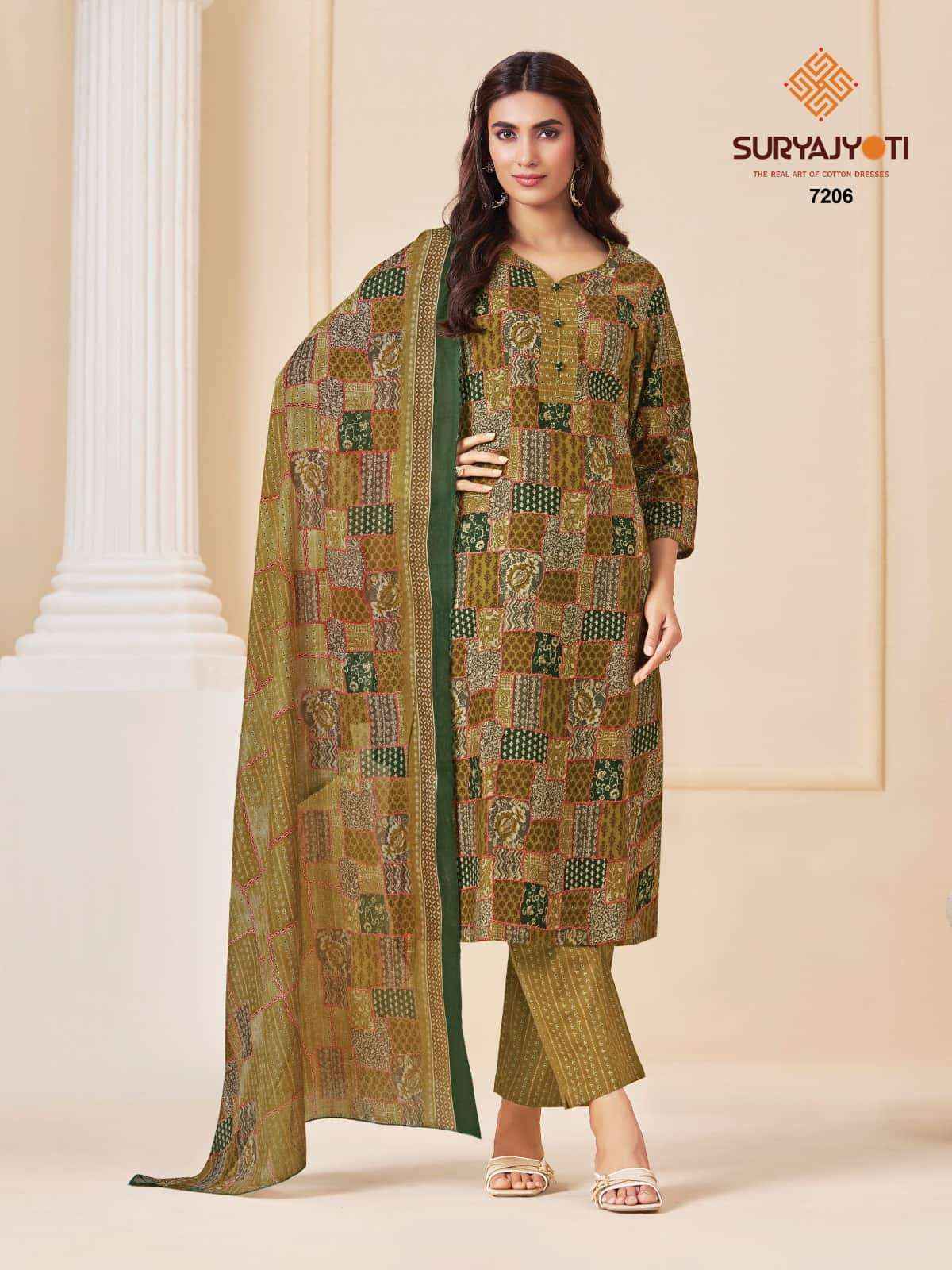 Suryajyoti Trendy Cotton Vol 72 Wholesale Online Supplier ( 20 Pcs Catalogue )